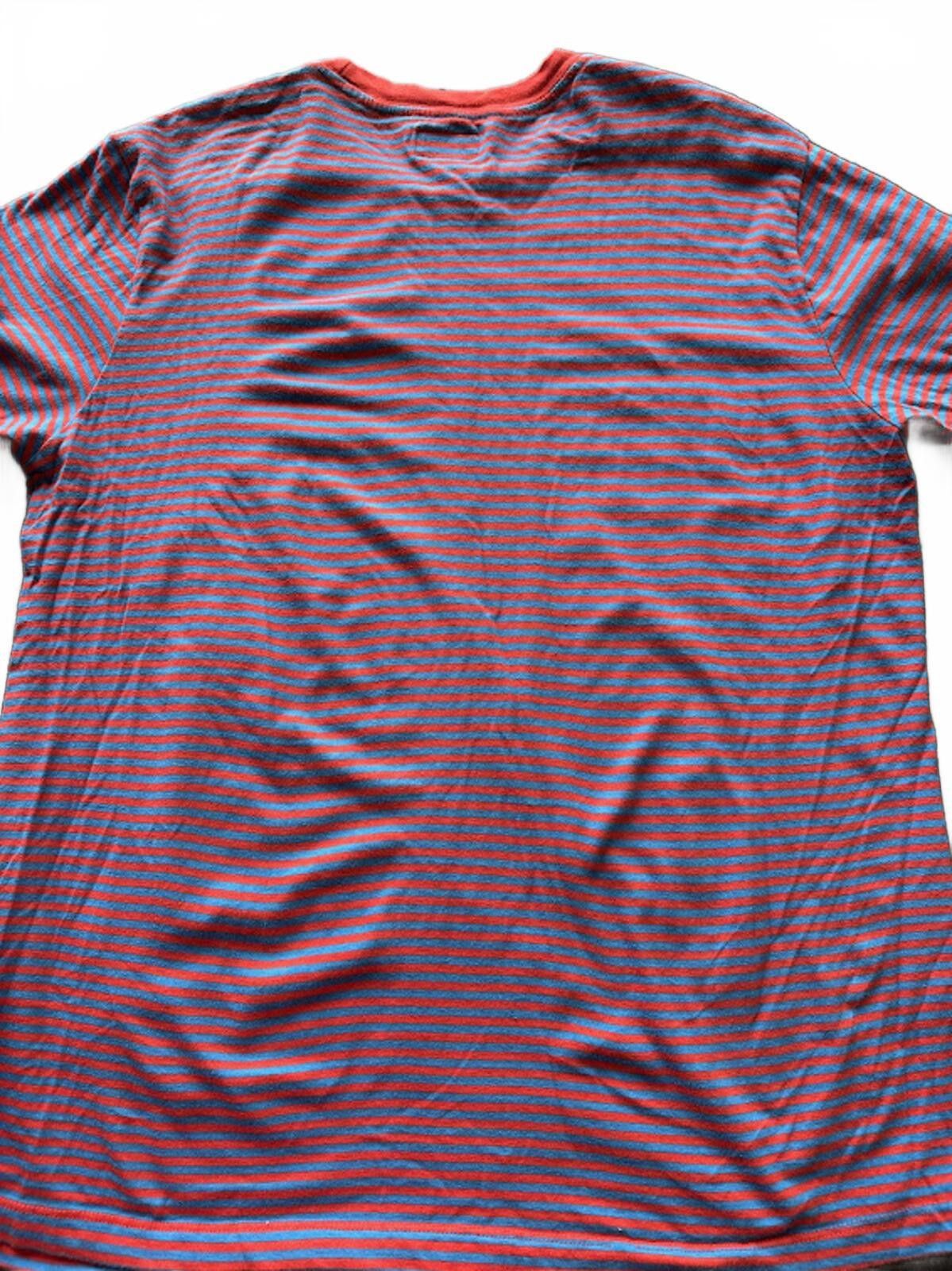 Other Obey Striped Tee Red Blue Logo L Size US L / EU 52-54 / 3 - 6 Thumbnail