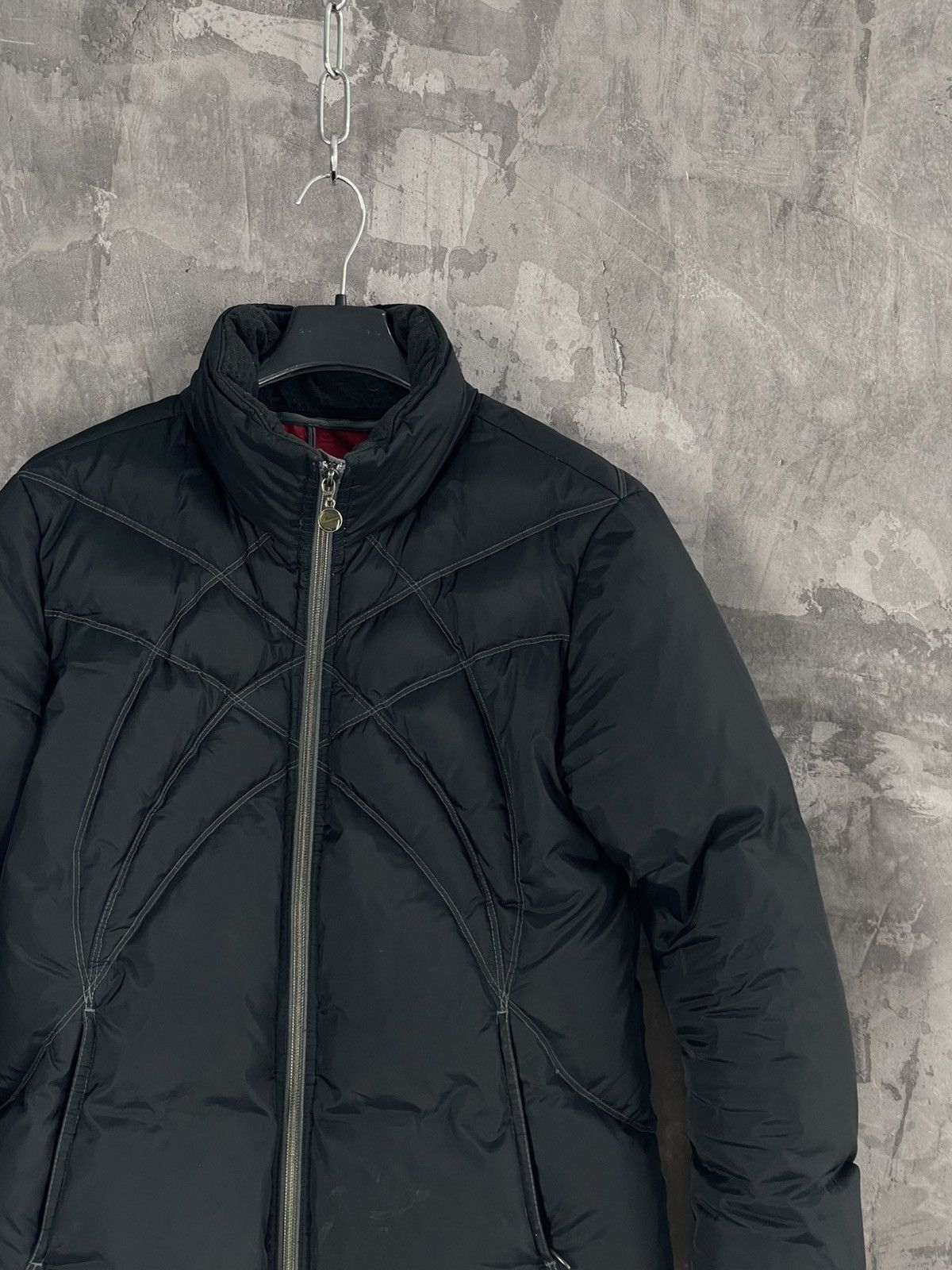 Japanese Brand × Nike × Vintage Nike Vintage 90s Small Logo Black Down Jacket Winter Puffer Size S / US 4 / IT 40 - 4 Thumbnail