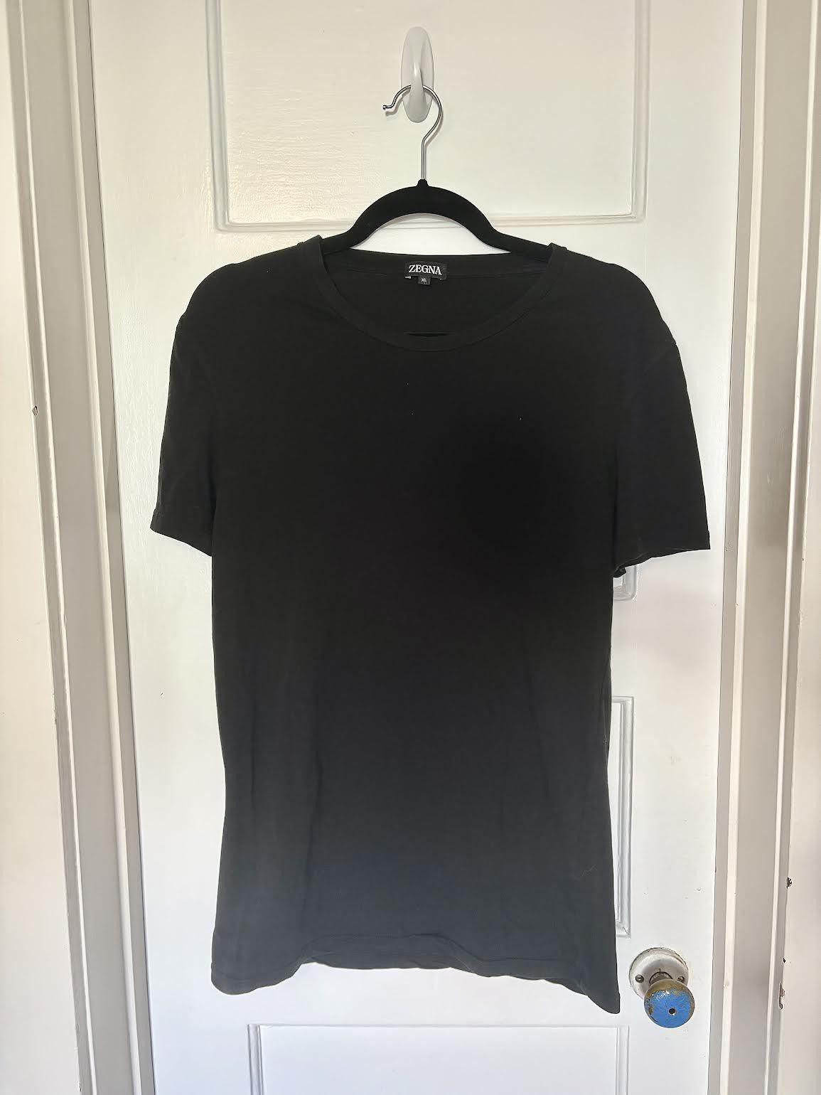 Ermenegildo Zegna Zegna T-Shirt Men Black Size US XL / EU 56 / 4 - 2 Thumbnail