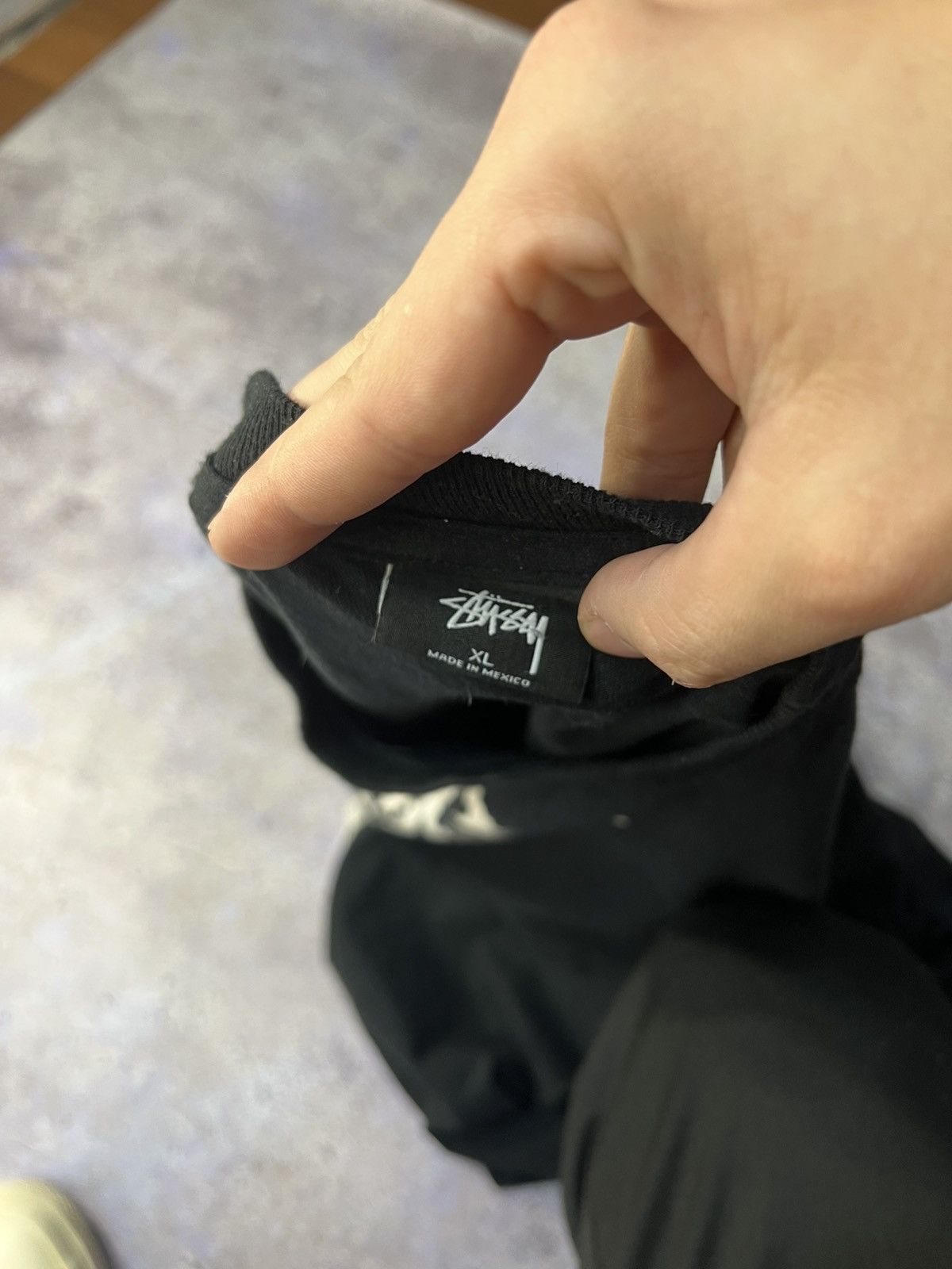 Stussy 🕷️STUSSY Long sleeve Gothic big logo 🕷️ Size US XL / EU 56 / 4 - 7 Thumbnail