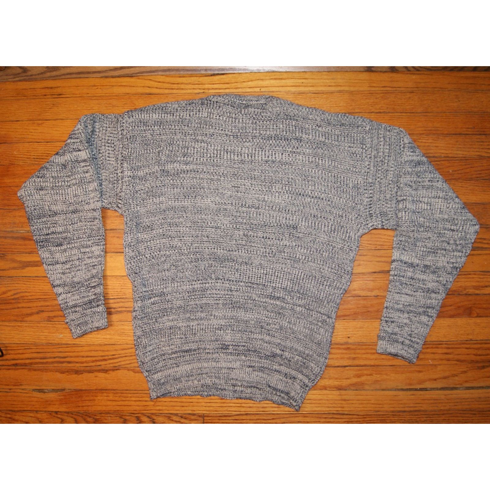 Vintage VTG Chunky Knit Jumper HONORS Marbled Acrylic Sweater Mens L Size US L / EU 52-54 / 3 - 4 Thumbnail
