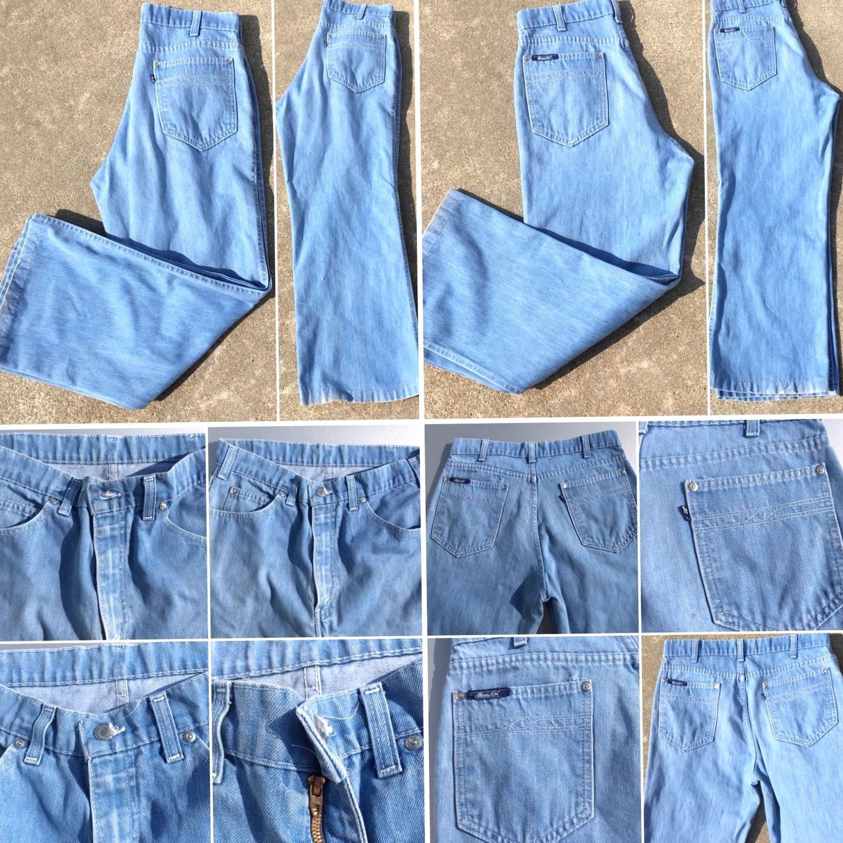 Vintage VINTAGE Levi’s Jeans Talon 42 Zipper 70s 31 Inseam 25.5 Denim Blue Hippy 1970s Mens Womens Girls Boys Regular 70s Size US 31 - 6 Thumbnail