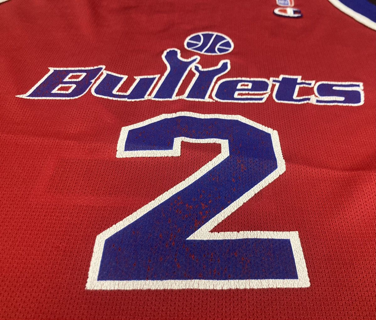 Champion × NBA × Vintage VTG 90’s Washington Bullets Chris Webber NBA Jersey Champion Size US XL / EU 56 / 4 - 3 Thumbnail