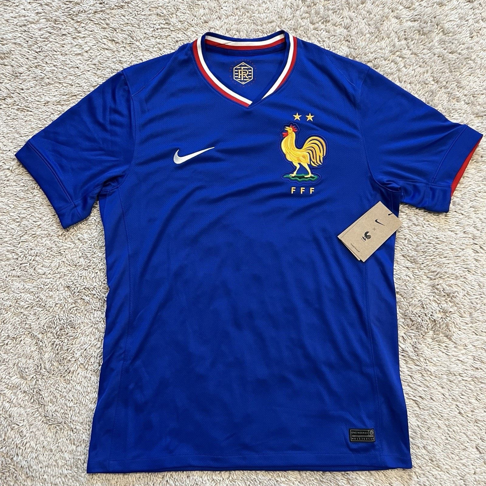 Nike Nike FFF 24/25 Stadium Home Futbol Soccer Jersey Medium Size US M / EU 48-50 / 2 - 8 Thumbnail