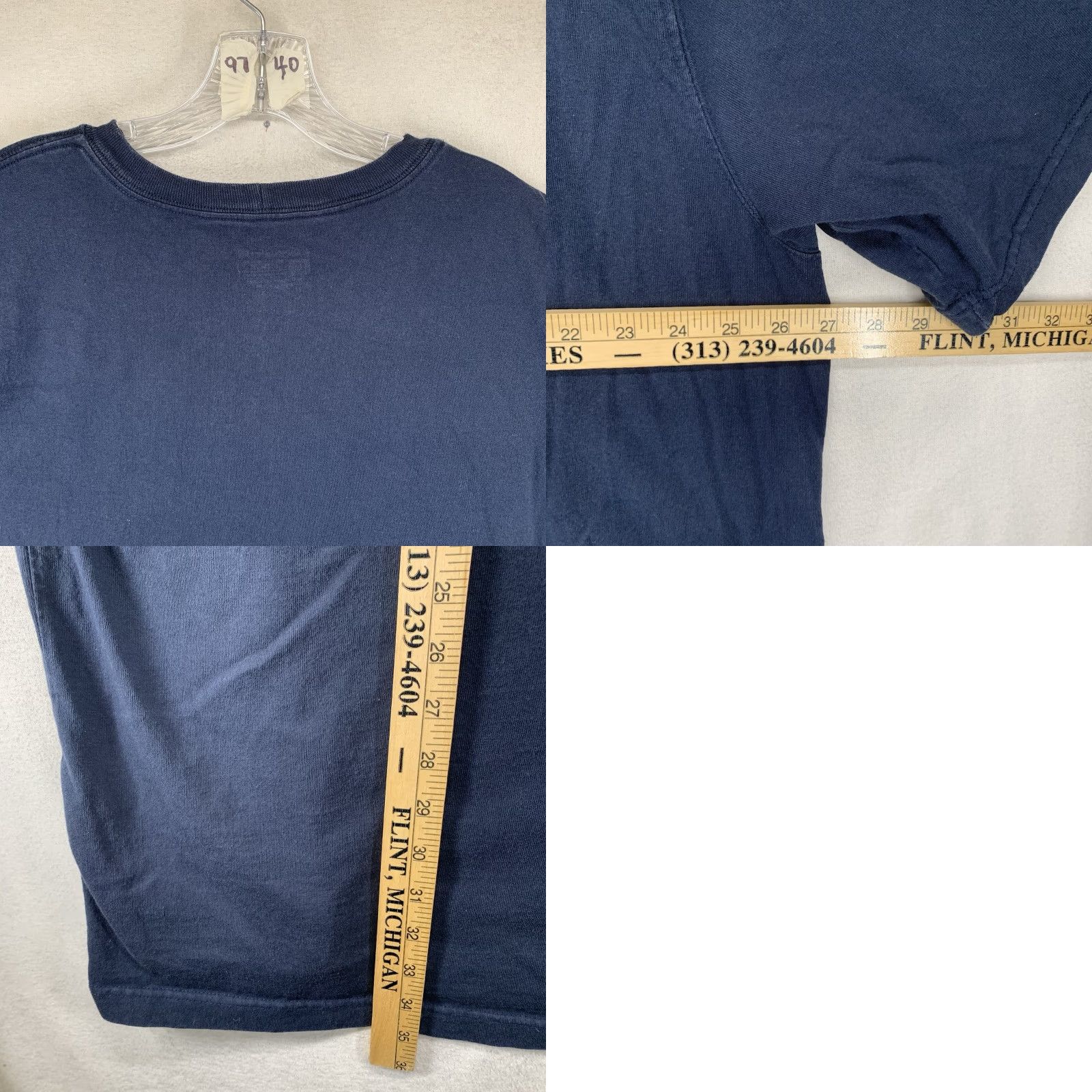 Carhartt VINTAGE Carhartt Mens Navy 2XLT TALL Short Sleeve T-Shirt Loose Fit All Cotton Size US XXL / EU 58 / 5 - 8 Thumbnail