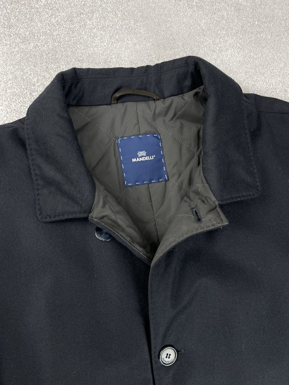 Mandelli Mandelli Cashmere Coat ing. Loro Piana Jacket Size 58 Size US XXL / EU 58 / 5 - 6 Thumbnail