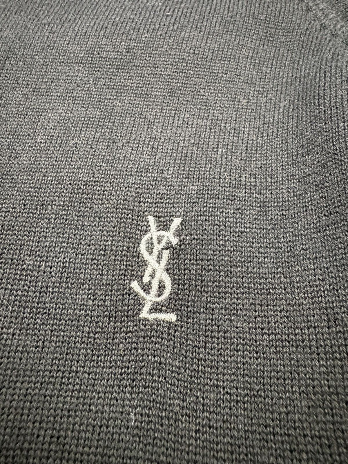 Yves Saint Laurent Vintage Distressed Yves Saint Laurent YSL Sweatshirt Logo Size US XL / EU 56 / 4 - 10 Thumbnail