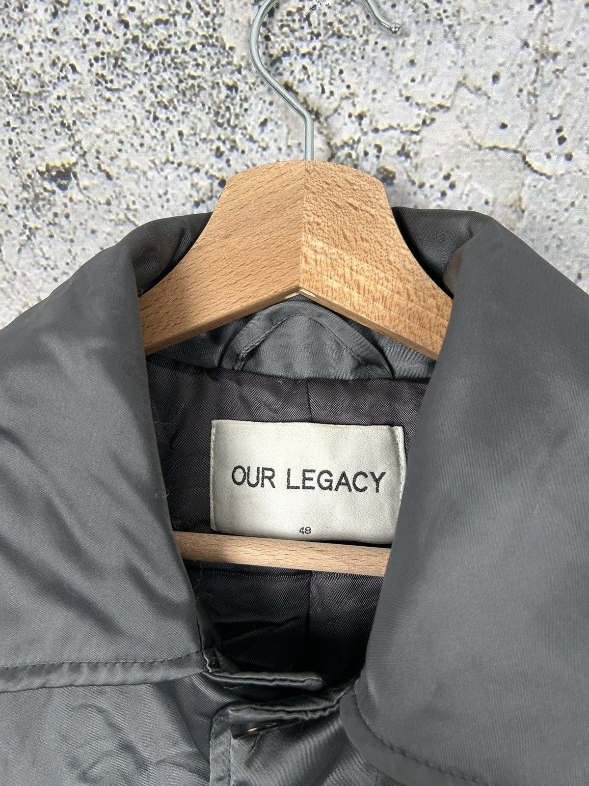 Designer Our Legacy Steel Shine Designer Parkas Cloak Luxury Rare Size US M / EU 48-50 / 2 - 3 Thumbnail