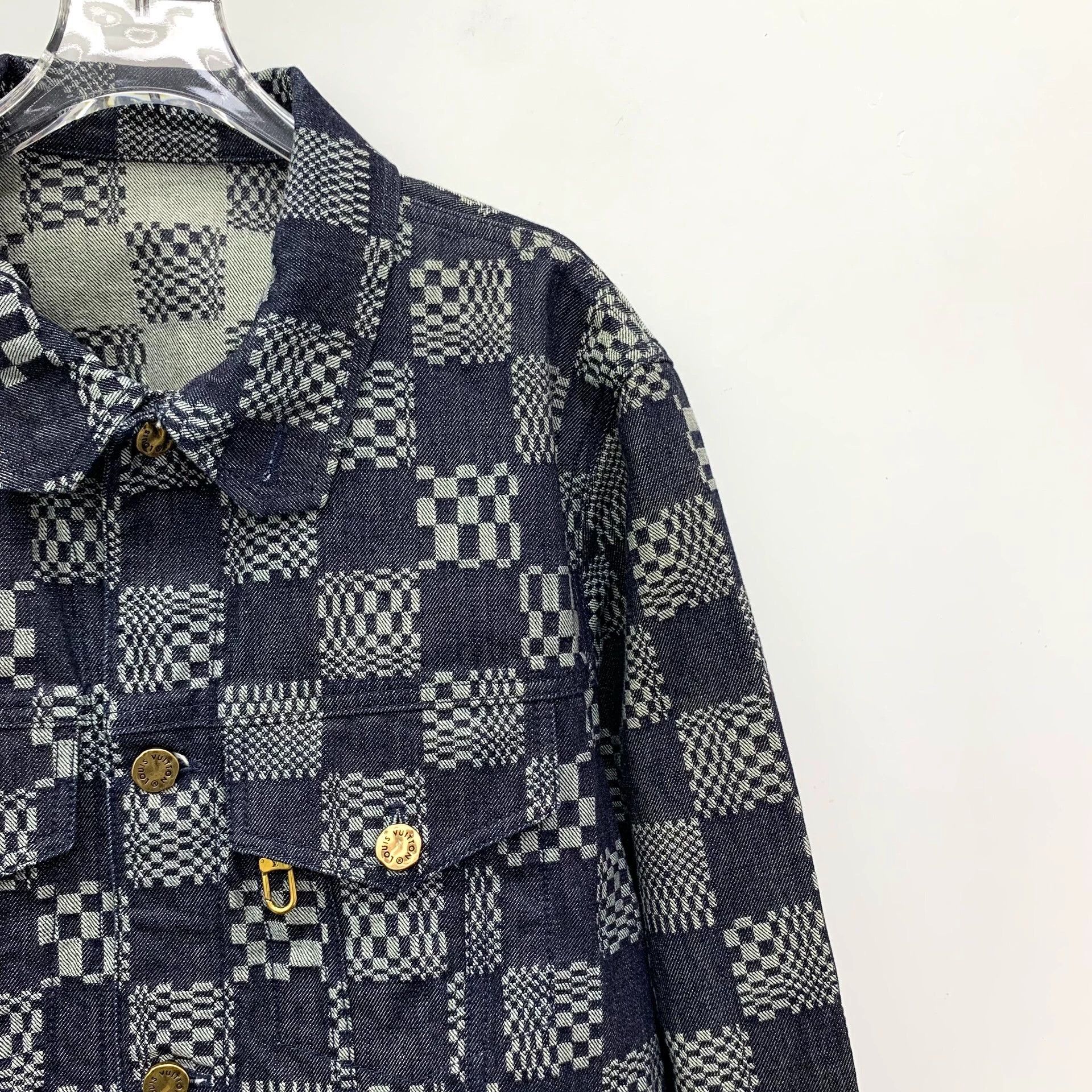 Louis Vuitton KM0652 Louis Vuitton long-sleeved denim jacket Size US L / EU 52-54 / 3 - 3 Thumbnail