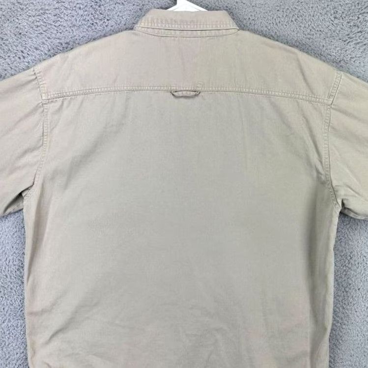 Vintage Ohio State Buckeyes Cadre Button-Down Shirt Long Sleeve Tan Beige Crewneck? Size US L / EU 52-54 / 3 - 2 Thumbnail