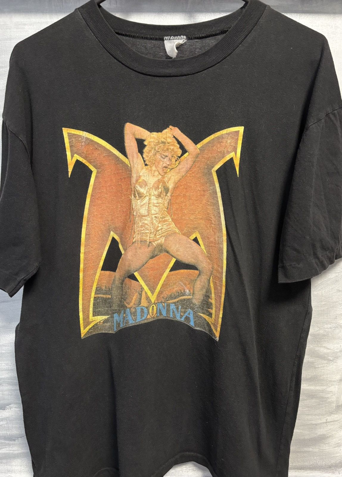 Band Tees Madonna 1990 90s Vintage MLVC USA Made Band Tour T-Shirt