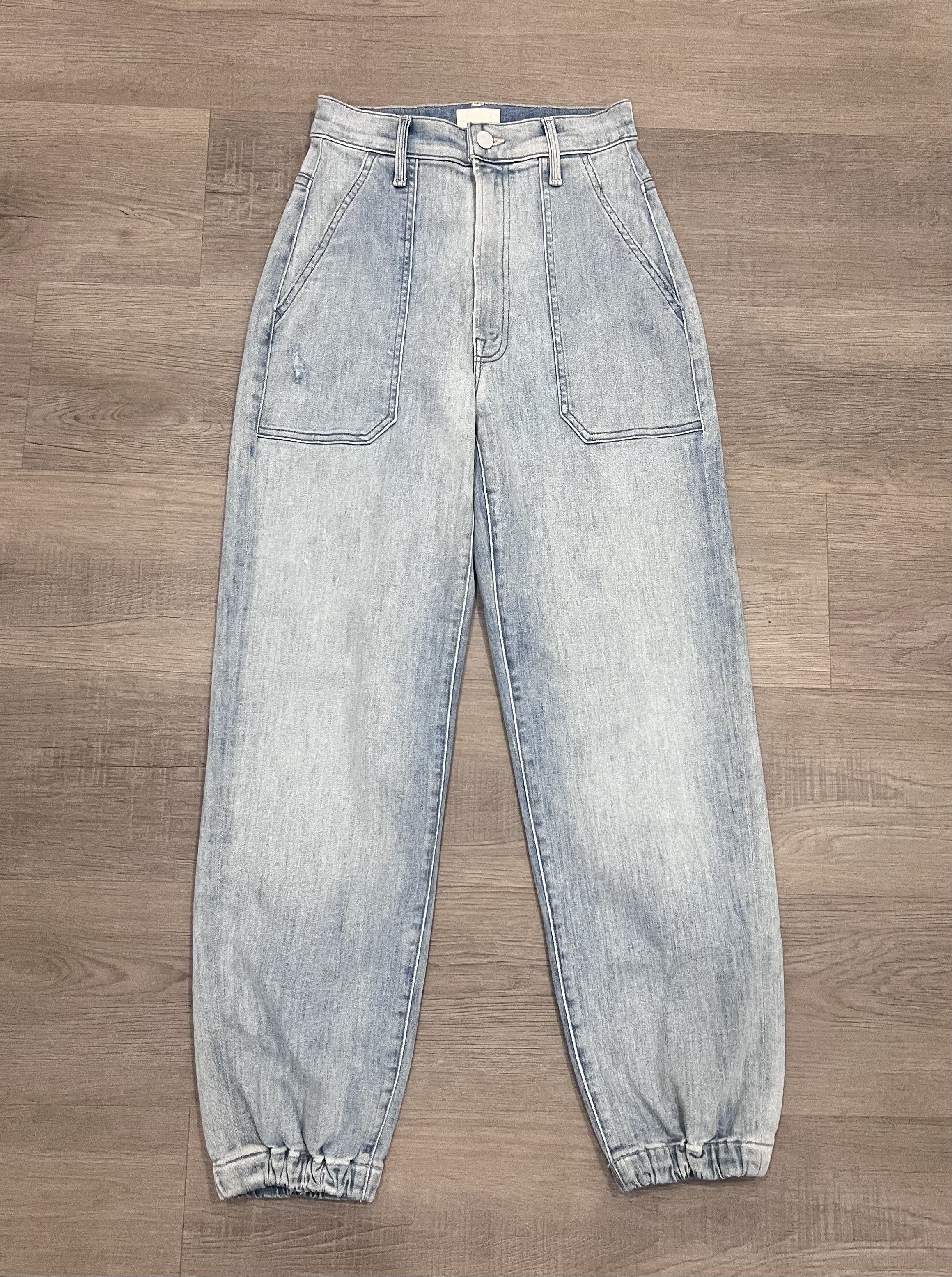 MOTHER Mother The Wrapper Patch Springy Ankle Marrakesh Days Jeans Size 23" - 1 Thumbnail