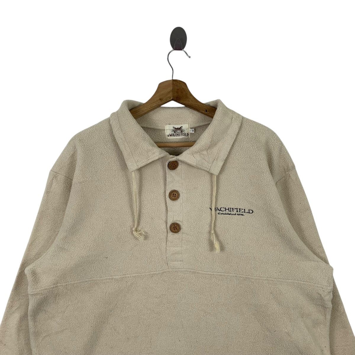 Japanese Brand × Vintage Vintage WACHIFIELD DAYAN Cat Japanese Big Logo Polos Shirts Size US L / EU 52-54 / 3 - 3 Thumbnail