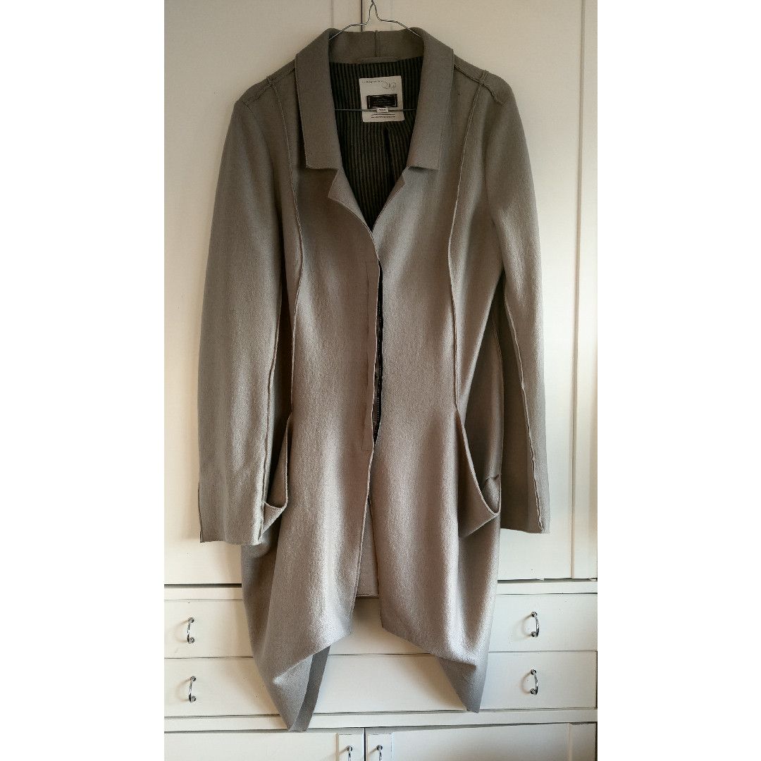 Annette Gortz Avant-Garde Wool Coat Reconstructed Design Alt Goth Size M / US 6-8 / IT 42-44 - 2 Thumbnail