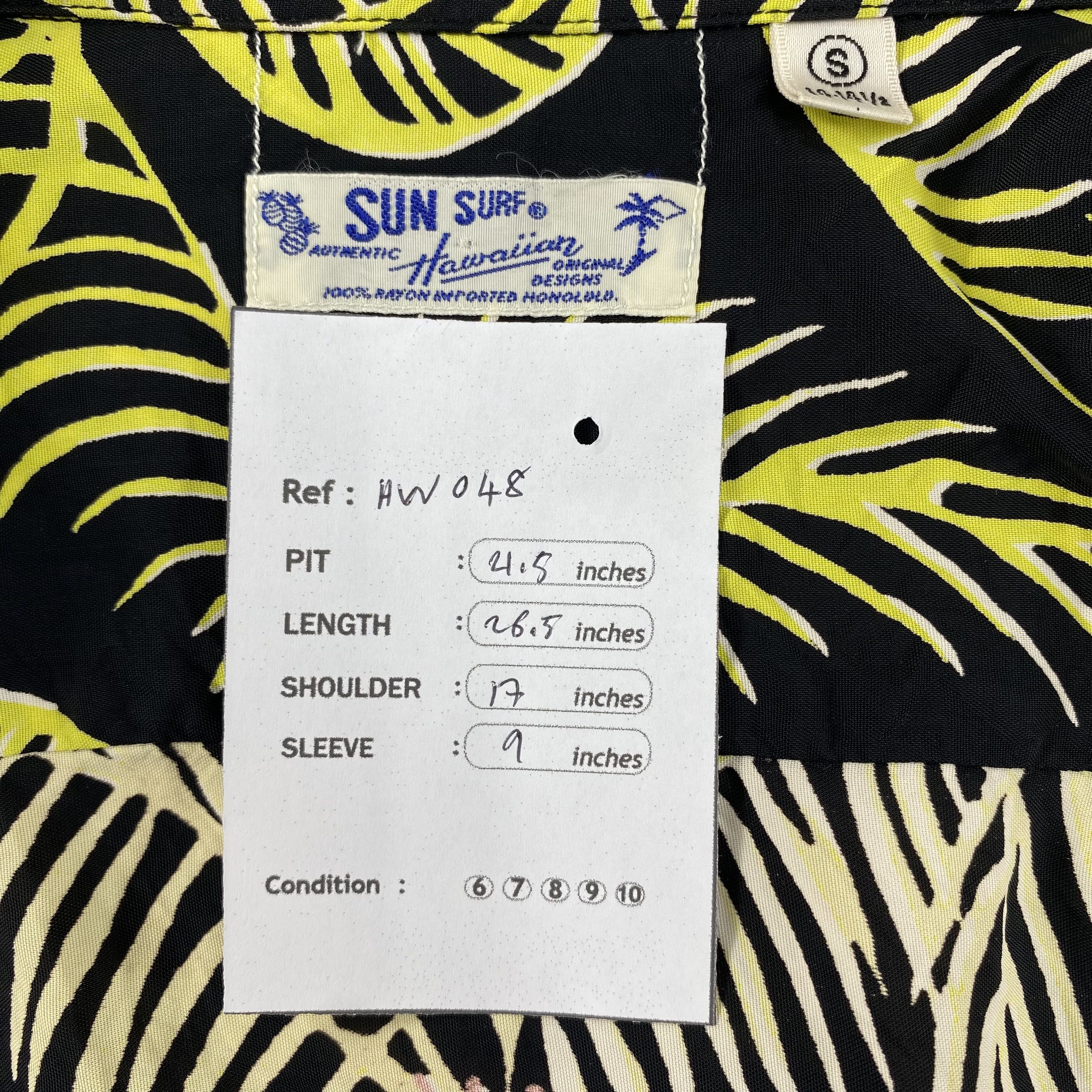 Sun Surf Sun Surf Tropical Palm Tree Aloha Hawaiian Shirt HW048 Size US S / EU 44-46 / 1 - 19 Thumbnail