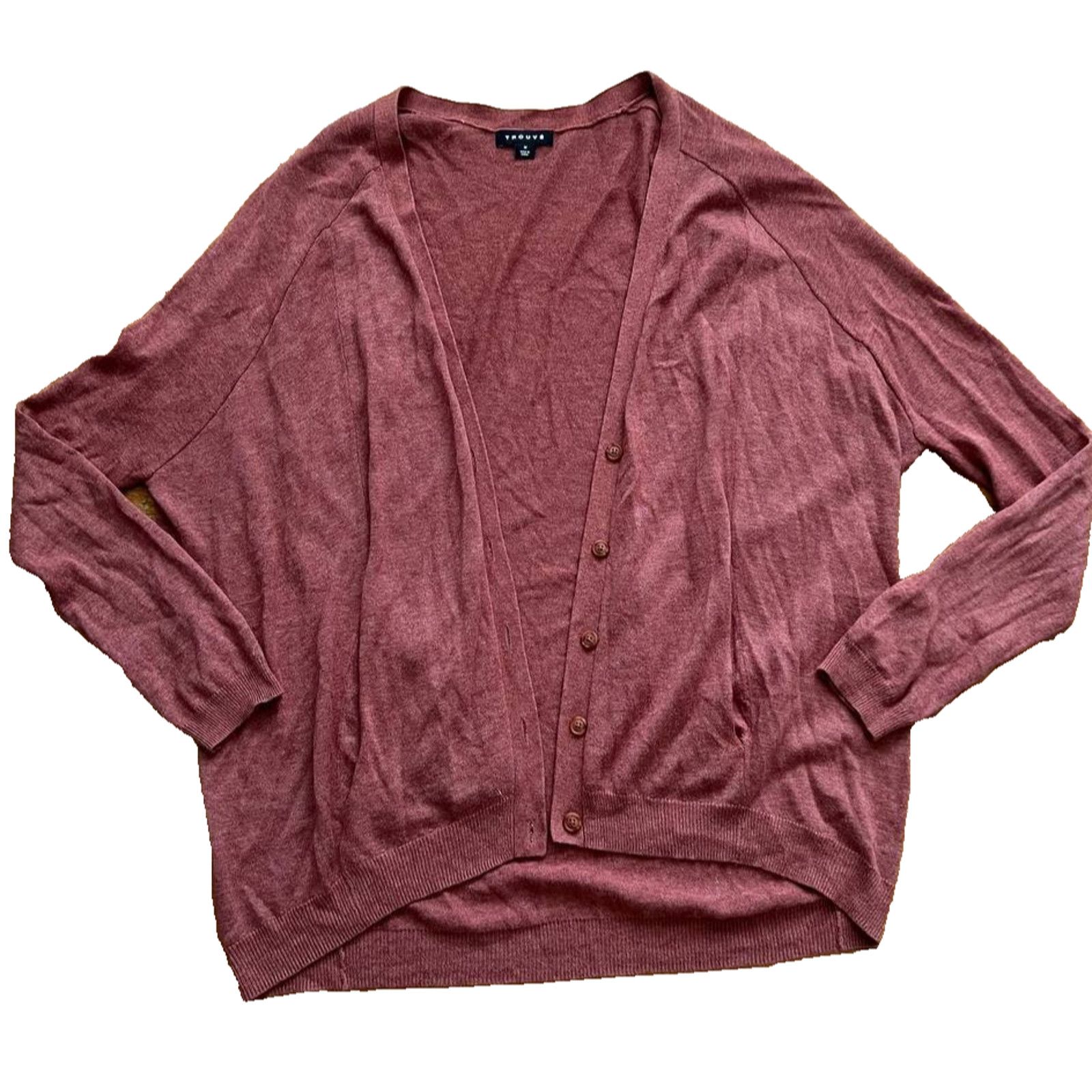 Non Trouve Trouve oversized angora Button Down Cardigan brown M Size M / US 6-8 / IT 42-44 - 1 Thumbnail