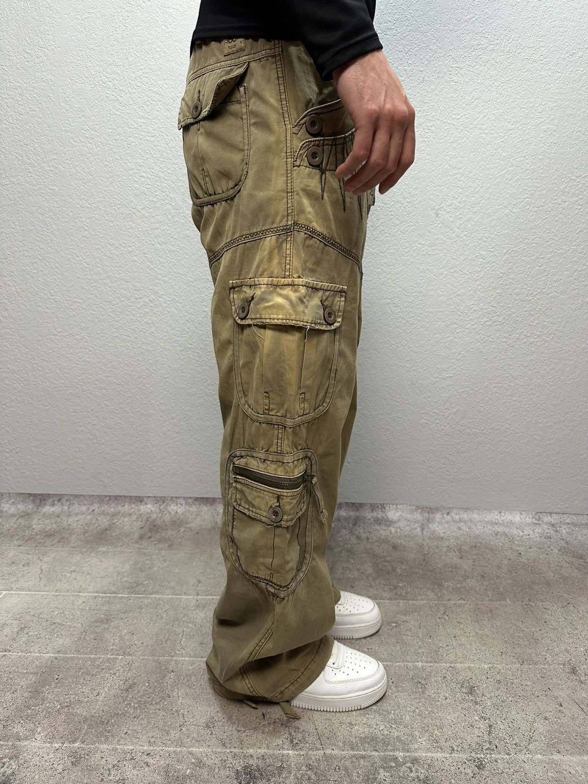 If Six Was Nine Vintage Junya Watanabe Style Cargo Pants Travis Scott Y2K Size US 32 / EU 48 - 5 Thumbnail