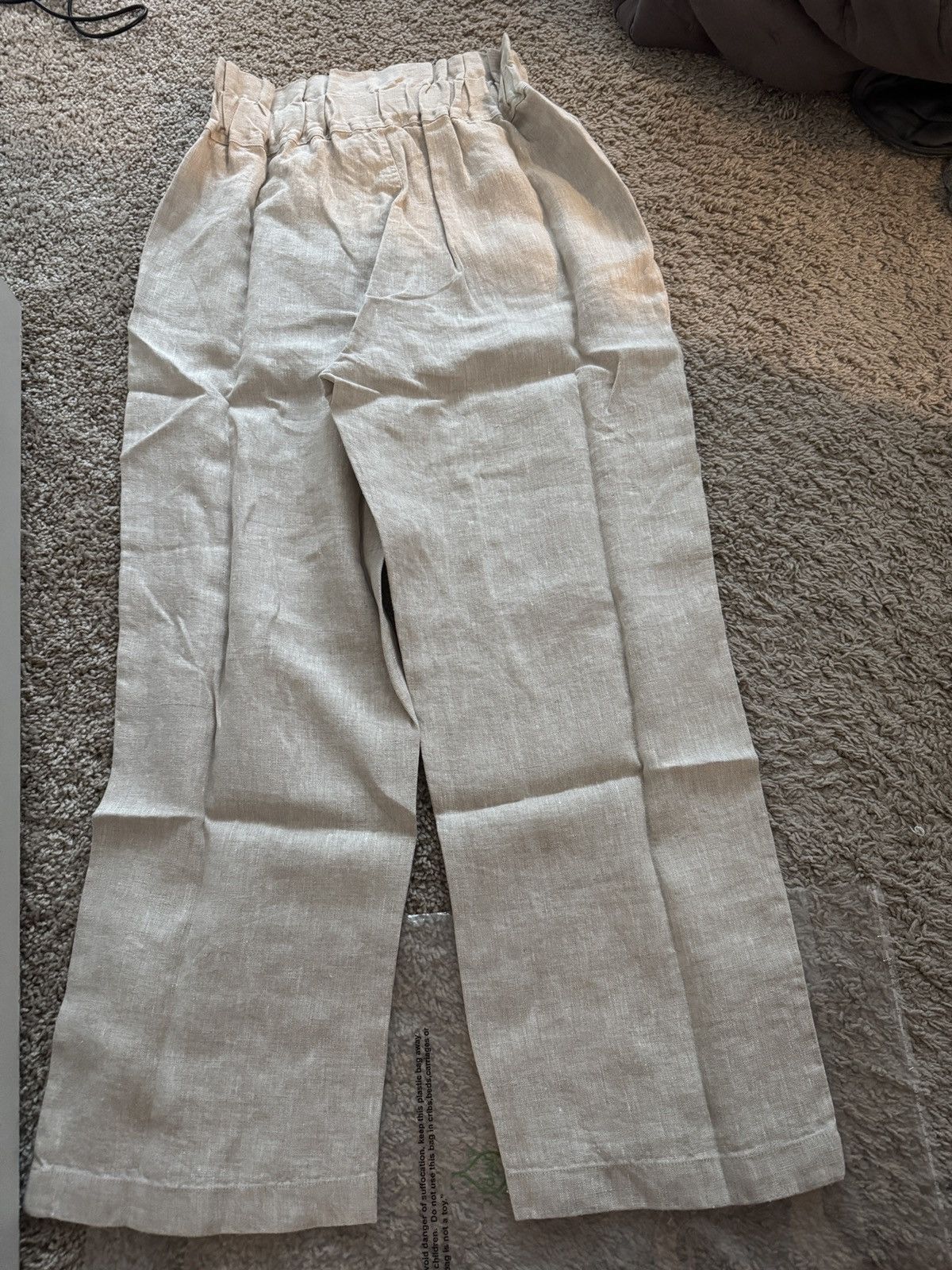 A.Posse Posse Ducky Pant - 100% Linen Pants in natural S Size 27" / US 4 / IT 40 - 5 Thumbnail