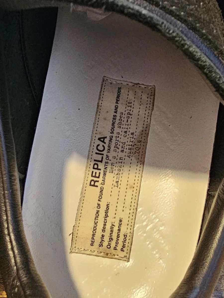 Maison Margiela Maison Margiela Replica GAT Black 10 43 Low Tops Size US 10 / EU 43 - 11 Thumbnail