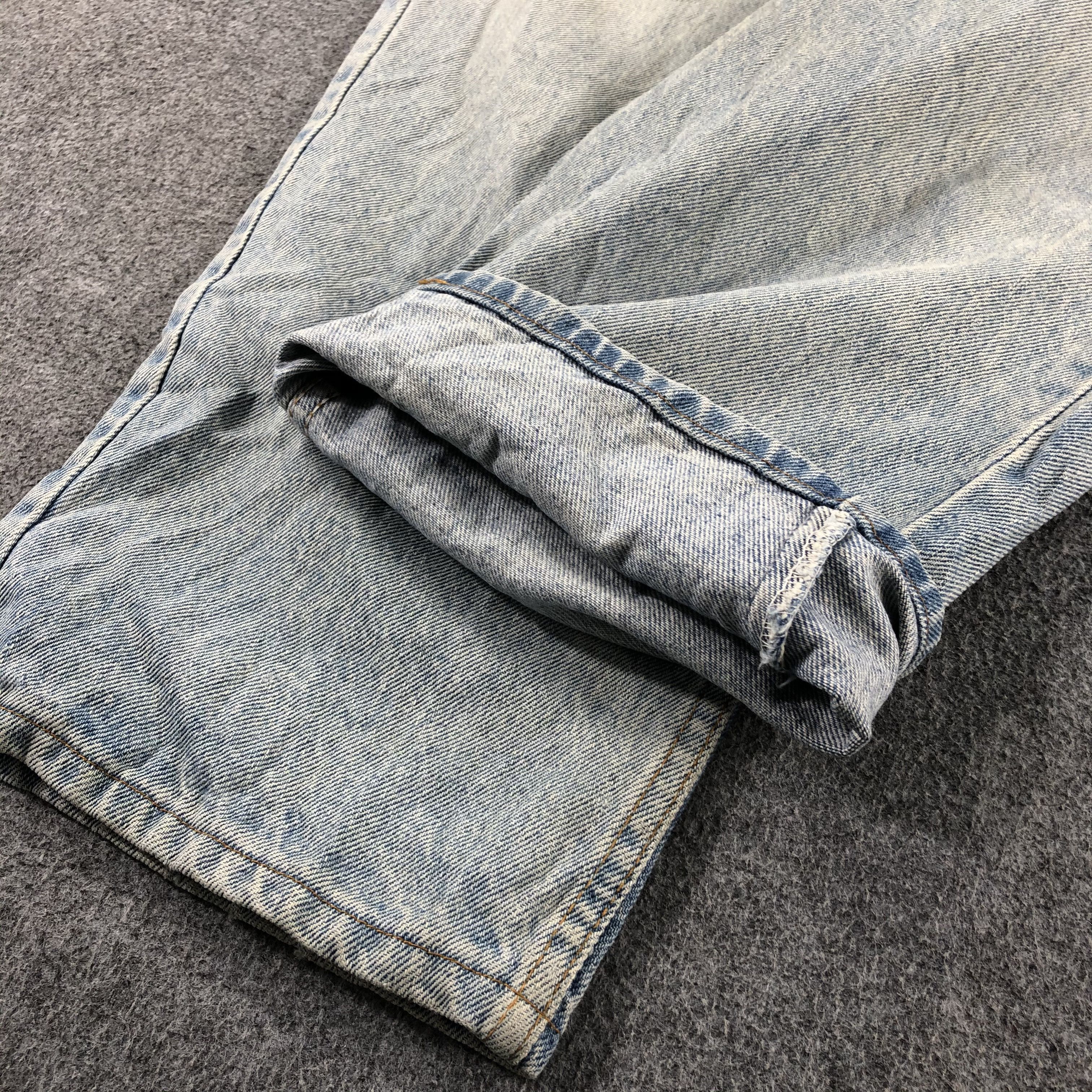 Levi's 90s Vintage Light Wash Levis Jeans-J2643 Size US 43 - 6 Thumbnail