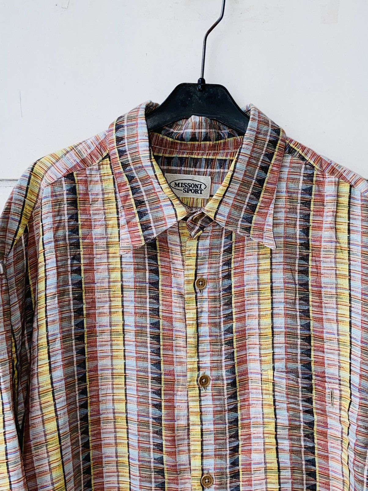 Missoni MISSONI SPORT Signature Pattern Shirt Size 54L - 4 Thumbnail