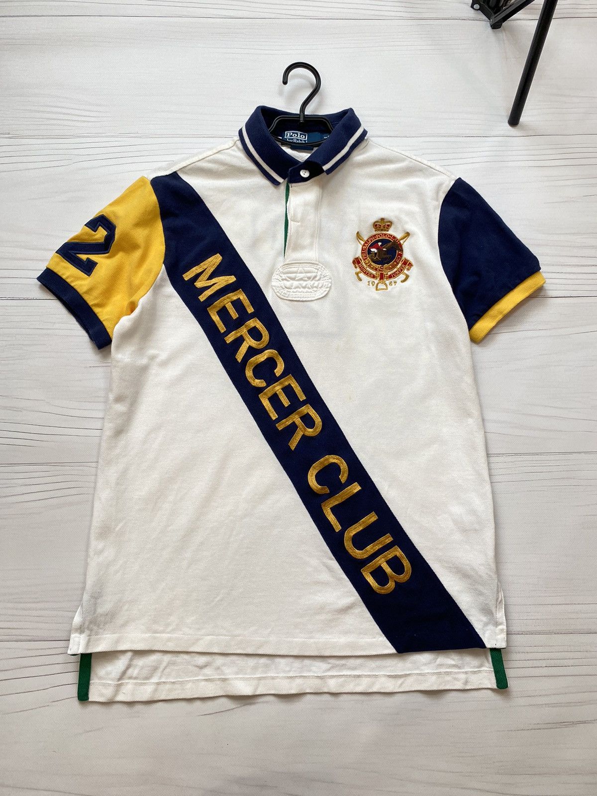 Polo Ralph Lauren Vintage Polo Ralph Lauren Mercer Club y2k rugby polo t shirt Size US M / EU 48-50 / 2 - 1 Thumbnail