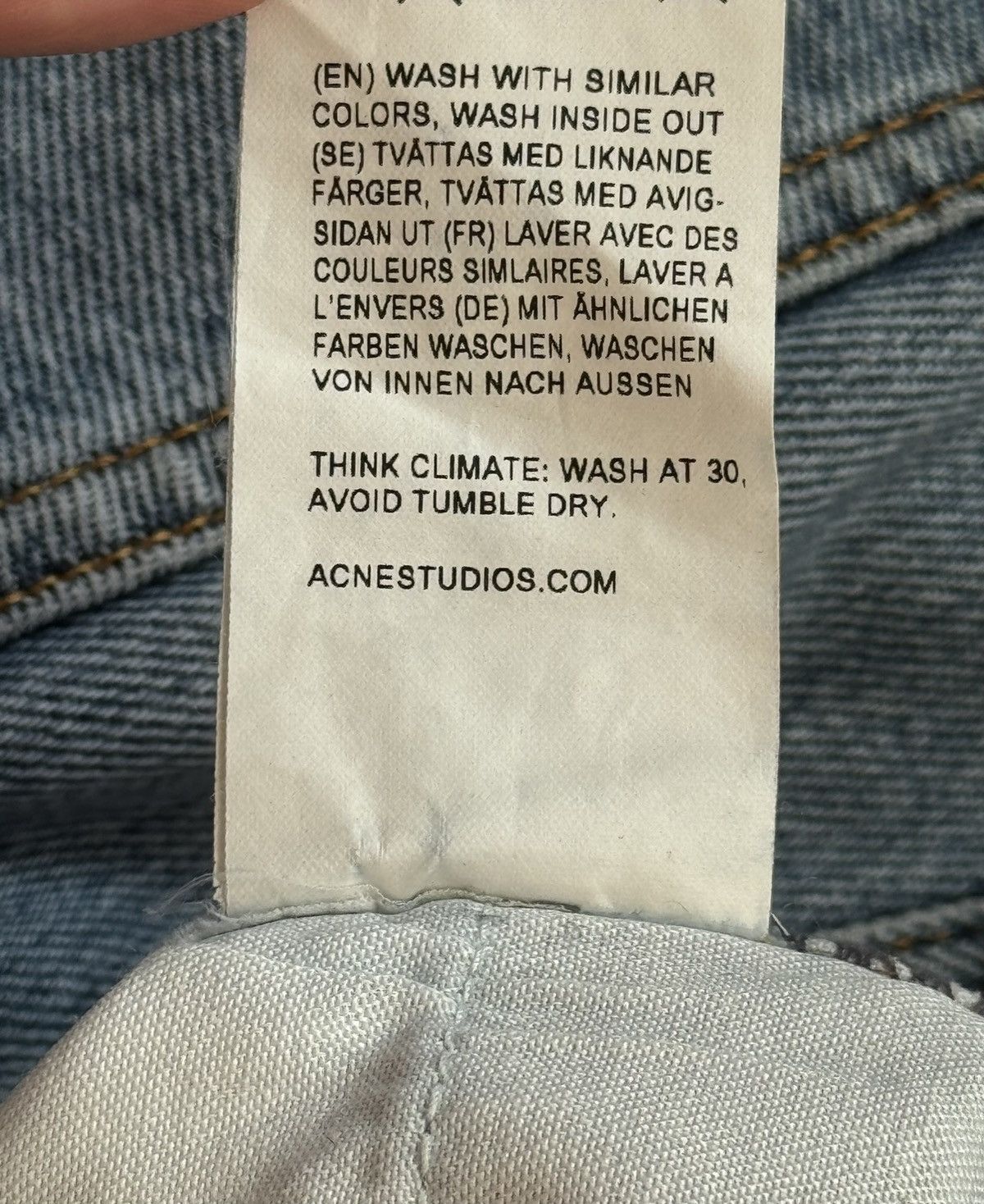 Acne Studios Acne Studios skinny fit jeans denim Size US 29 - 6 Thumbnail