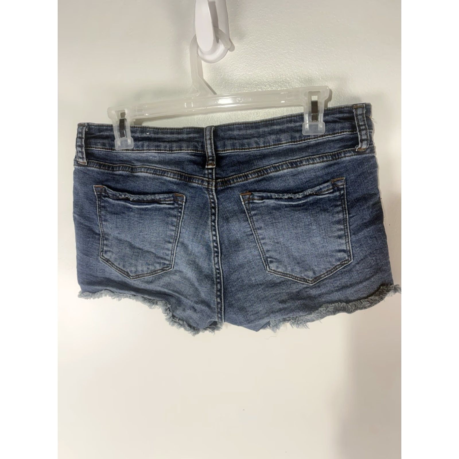 Vintage Sts Blue Dk Faded Wash Boyfriend Short Cutoffs Womens Size 28 Size 28" / US 6 / IT 42 - 2 Thumbnail