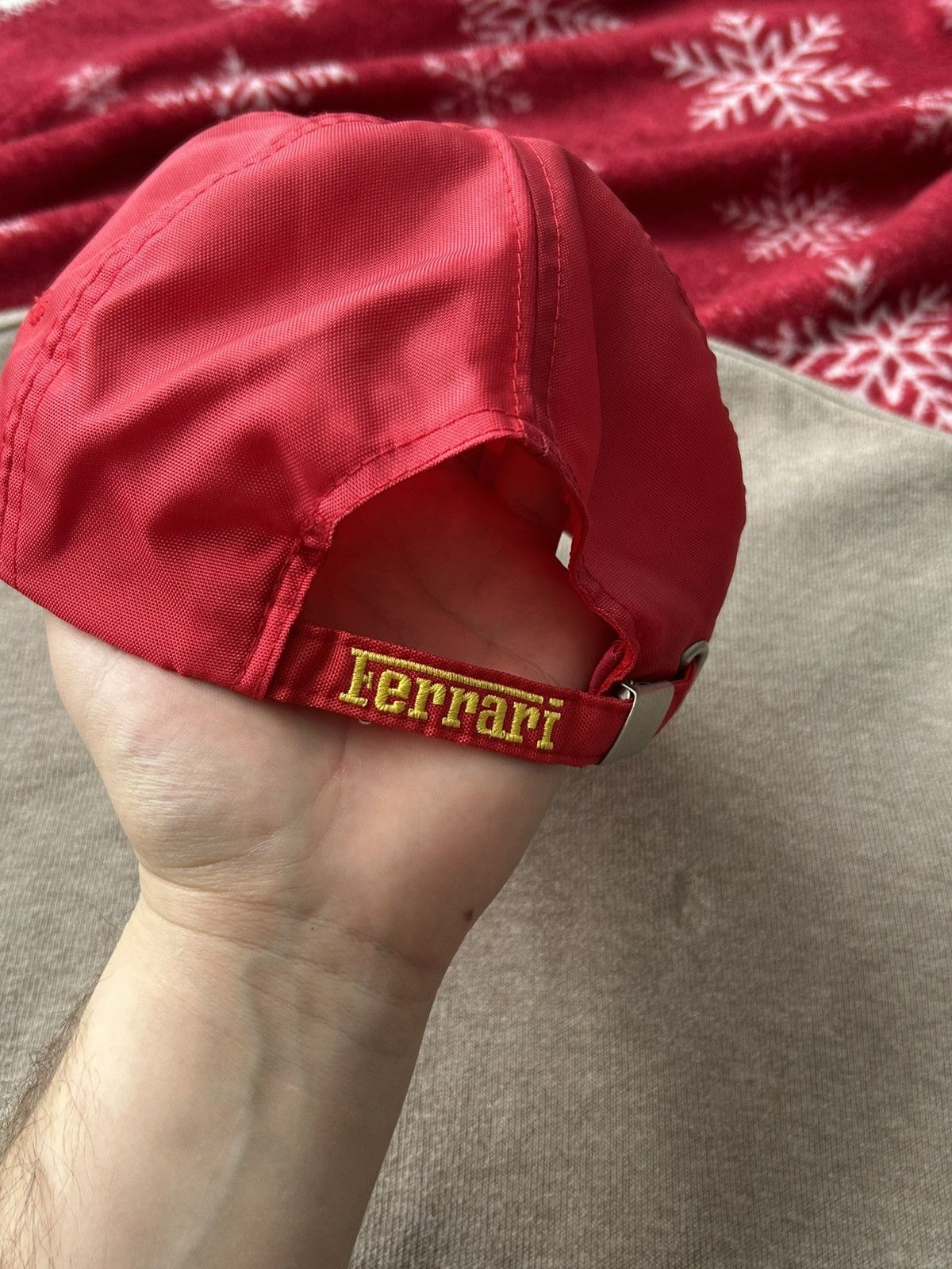 Ferrari Vintage red cap hats formula 1 Ferrari nylon Size ONE SIZE - 13 Thumbnail