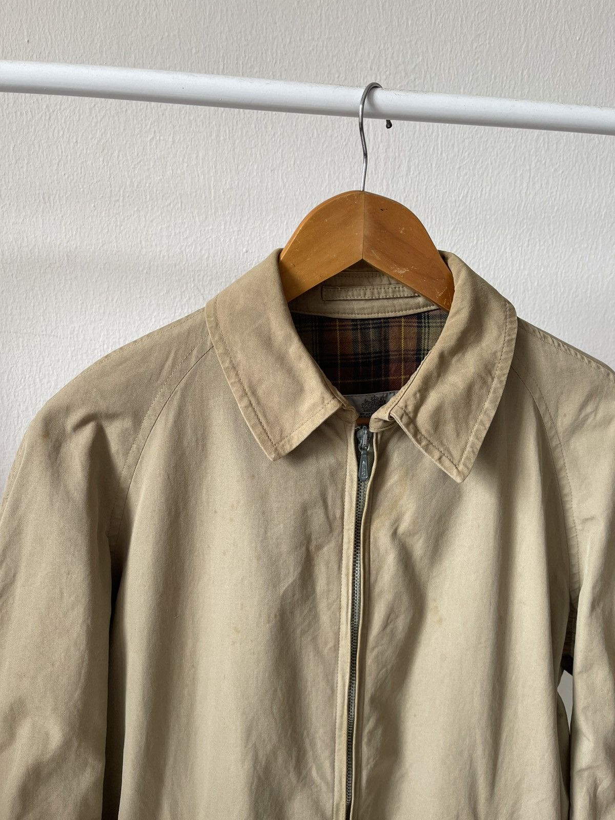 Aquascutum Rare 60s Aquascutum Zipper Jacket With One Back Pocket Size US S / EU 44-46 / 1 - 4 Thumbnail