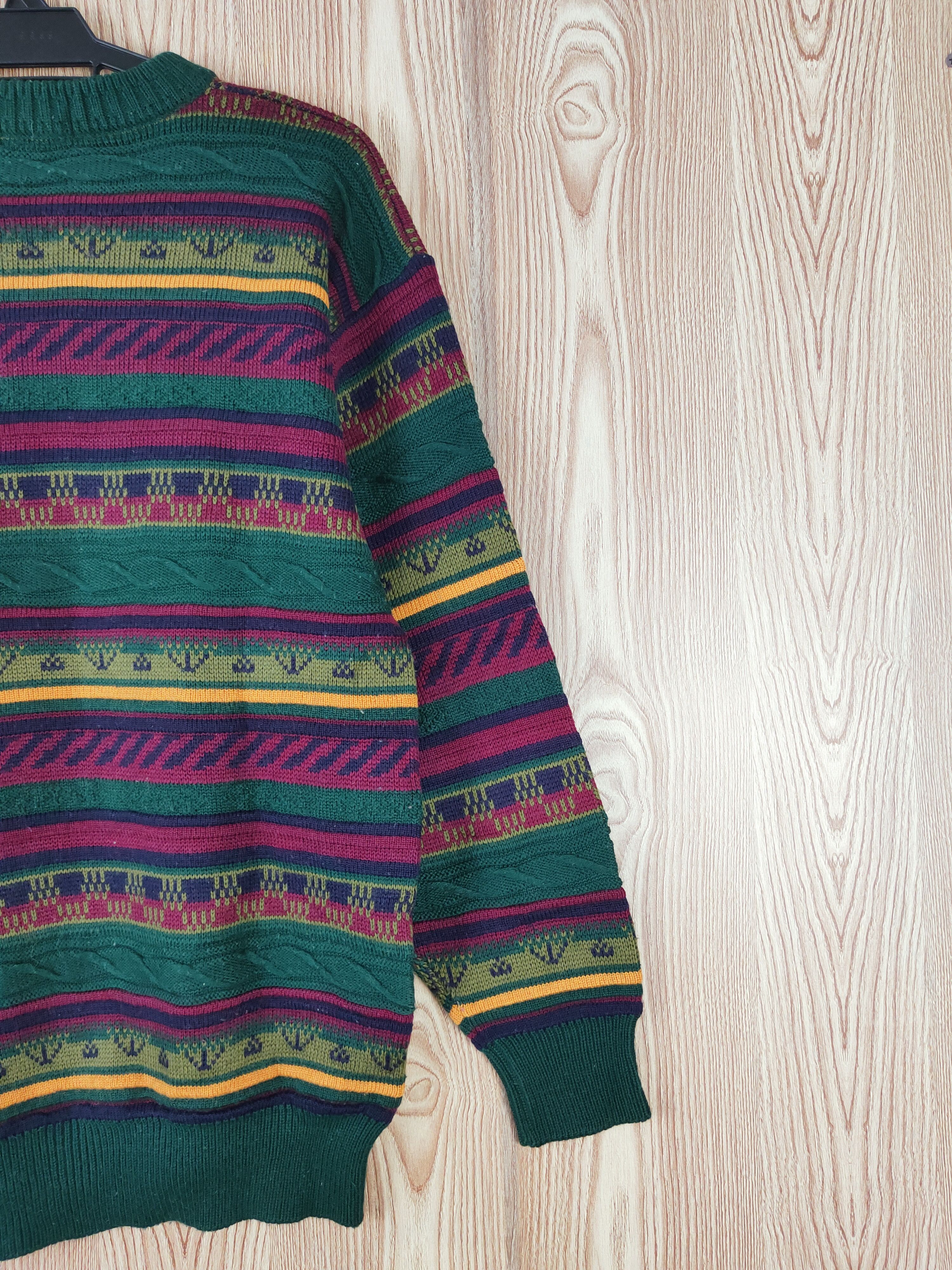 Homespun Knitwear Oui Malo Green Knitwear Sweatshirts #W669 Size US M / EU 48-50 / 2 - 9 Thumbnail