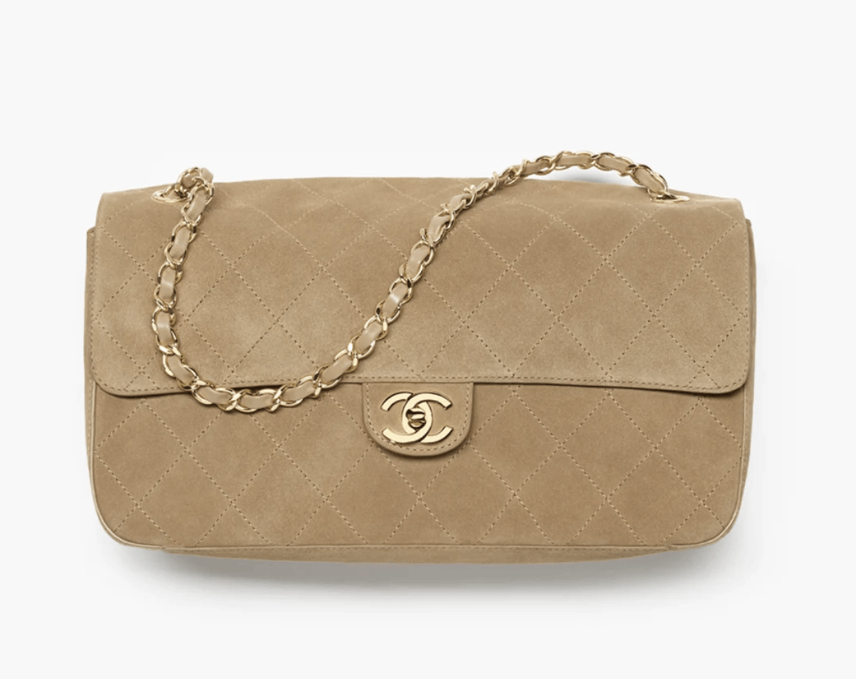 Chanel 26S Maxi Souplissimo Medium Jumbo Suede CC Logo Flap Bag Size ONE SIZE - 1 Thumbnail