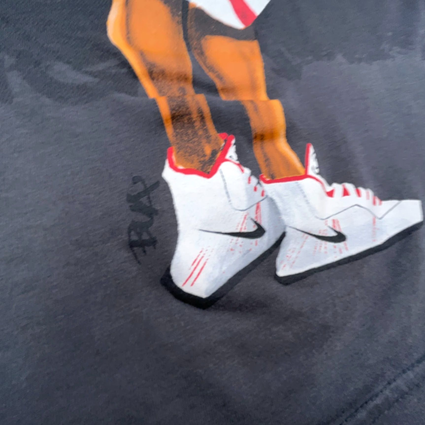 Nike Nike Shirt Men Medium Gray Dri-Fit LeBron James LBJ King Graphic Short Sleeve T-Shirt Nike Dri-Fit Regular Cotton Knit Crew Neck Sports 90s? Size US M / EU 48-50 / 2 - 6 Thumbnail