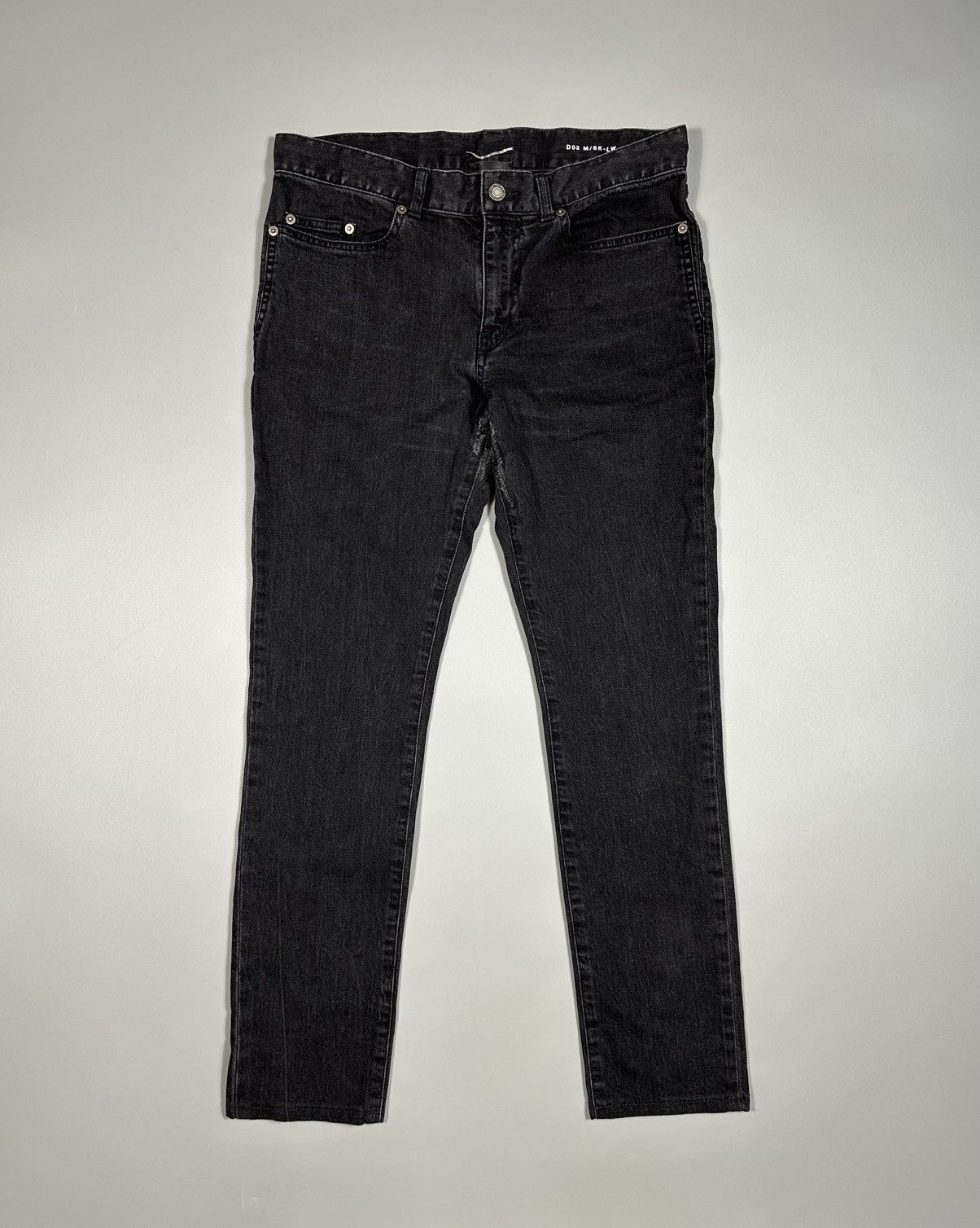 Saint Laurent Paris 2019 Saint Laurent D02 M/SK-LW Distressed Skinny Jeans Size US 31 - 1 Thumbnail