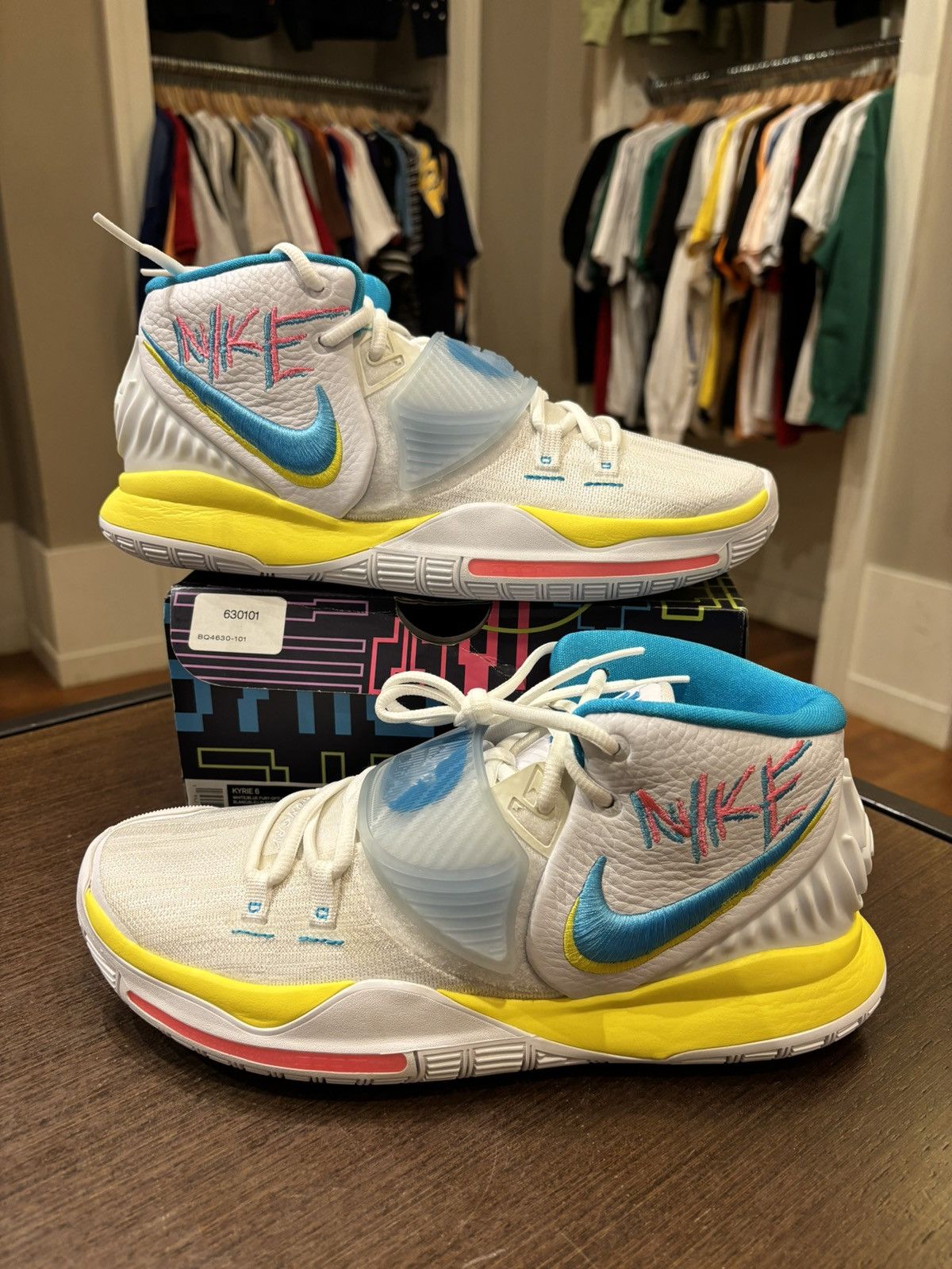 Nike Kyrie 6 “Neon Graffiti” Size US 9.5 / EU 42-43 - 1 Thumbnail