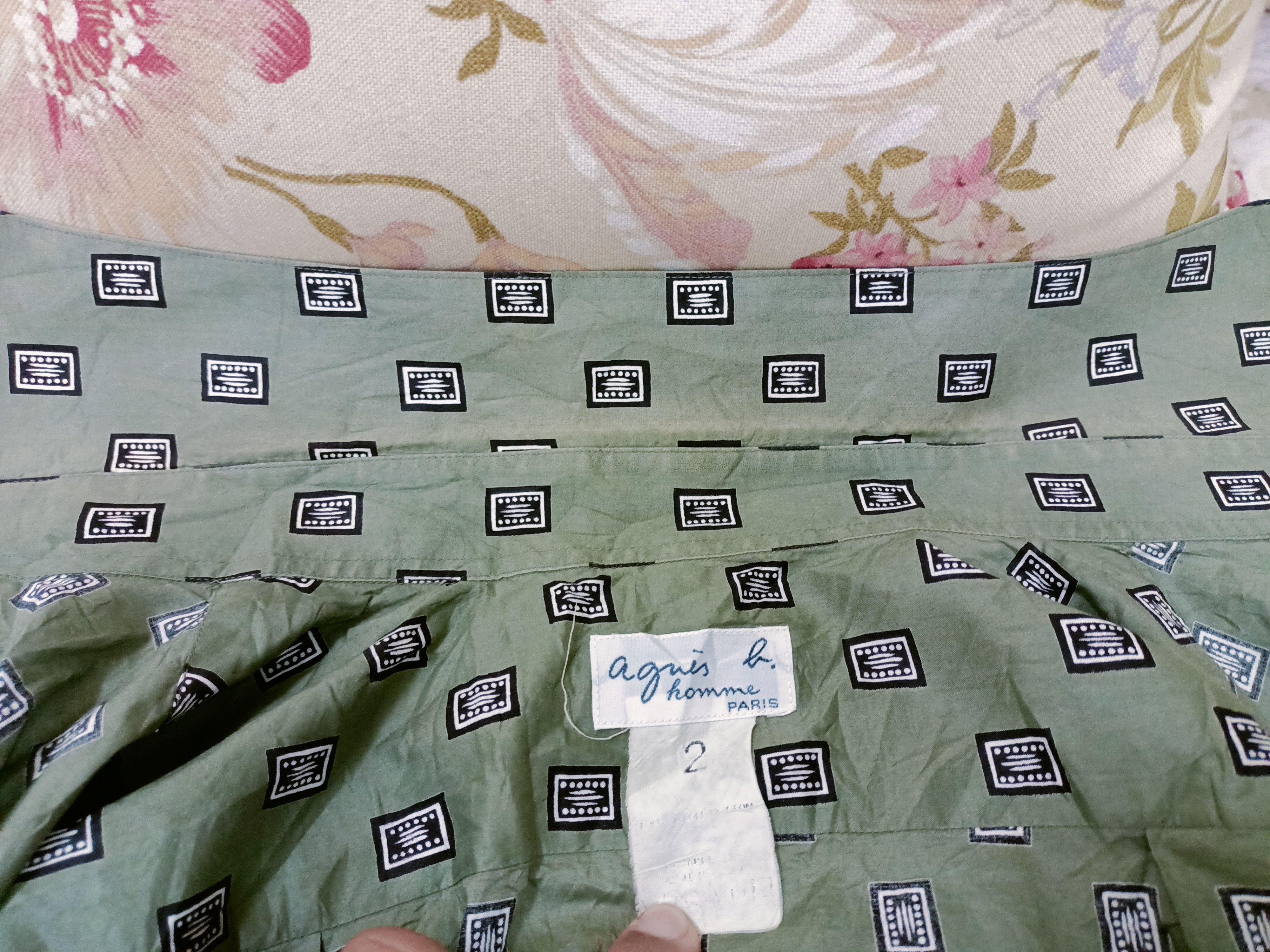 agnes b. Vintage Rare Agnes B. Homme Paris shirt Size US M / EU 48-50 / 2 - 7 Thumbnail