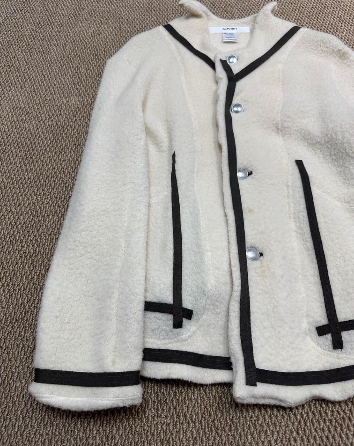 Sulvam Sulvam Wool Jacket K23 Size S / US 4 / IT 40 - 2 Thumbnail