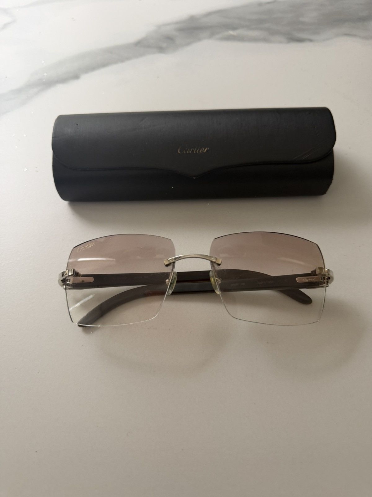 Cartier Cartier Buffalo Frames with Silver Size ONE SIZE - 1 Thumbnail