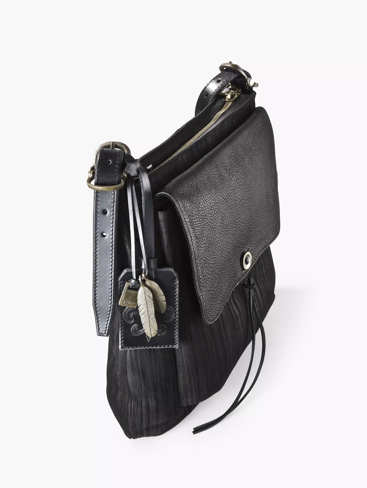 John Varvatos Leather Crossbody Bag. Size ONE SIZE - 4 Thumbnail