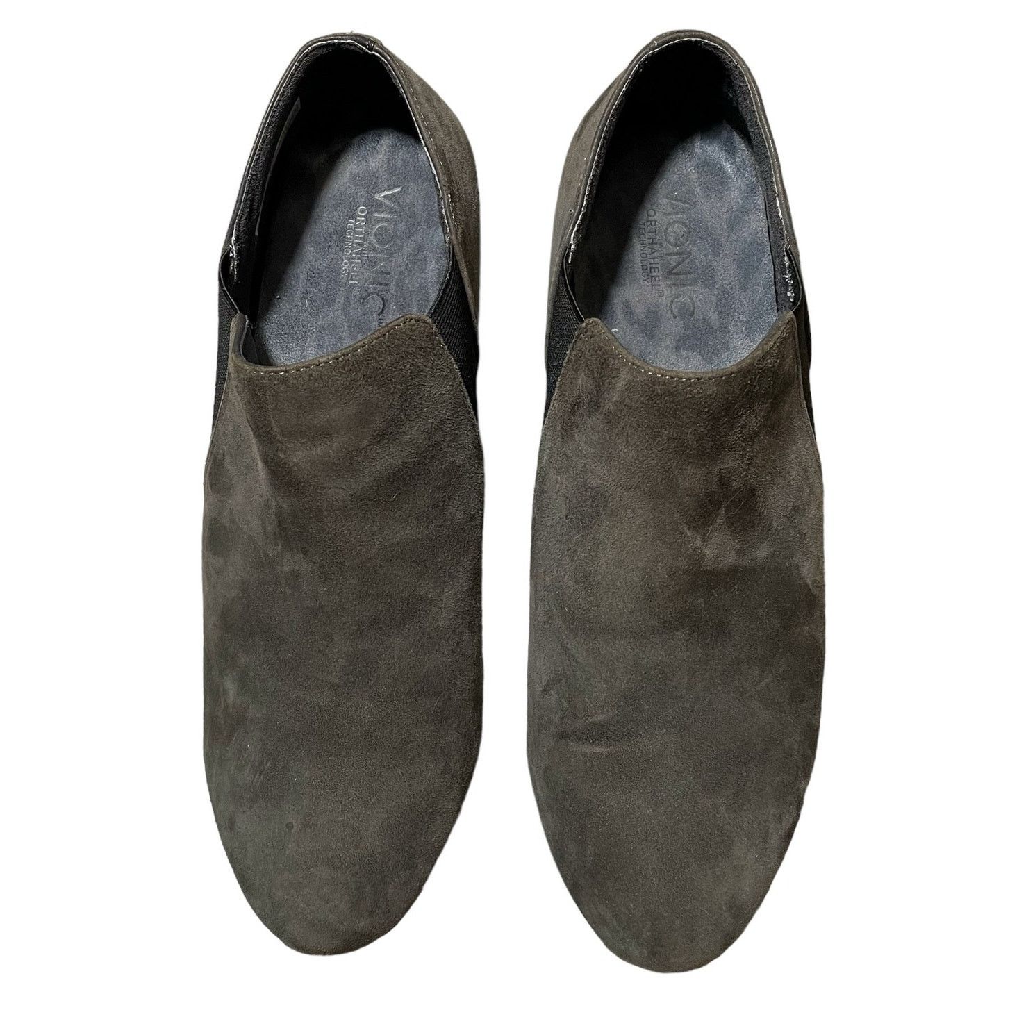 Vionic Vionic Elevated Stanton Slate Grey Suede Wedge Booties US 10 Size US 10 / IT 40 - 3 Thumbnail