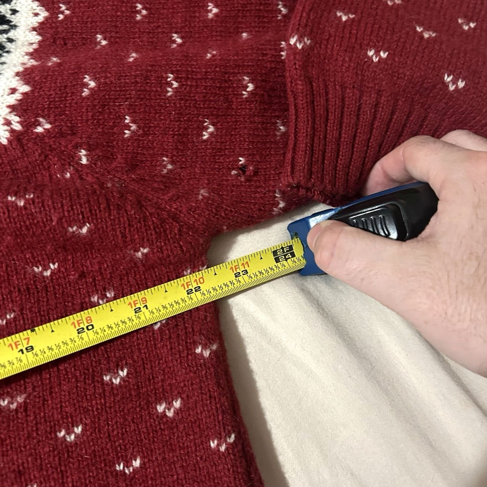 Eddie Bauer VINTAGE Eddie Bauer Sweater Nordic Fair Isle Winter Wool Pullover Mens Size M Red 90s Size US M / EU 48-50 / 2 - 7 Thumbnail