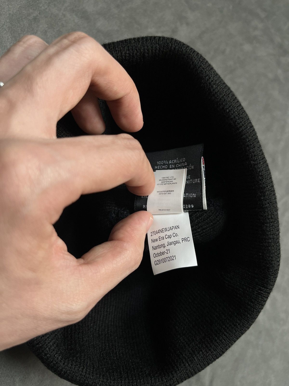 MLB × New Era × Supreme Rare FW21 Supreme New York Yankees New Era Box Logo Beanie Size ONE SIZE - 13 Thumbnail