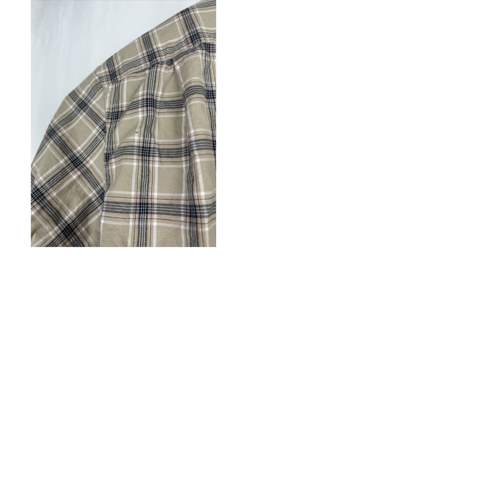 Eddie Bauer Eddie Bauer Mens Large Tall Long Sleeve Button-Down Shirt Plaid Brown LS Relaxed Mens, L Tall, Brown, Eddie Bauer Shirt Size US L / EU 52-54 / 3 - 10 Thumbnail