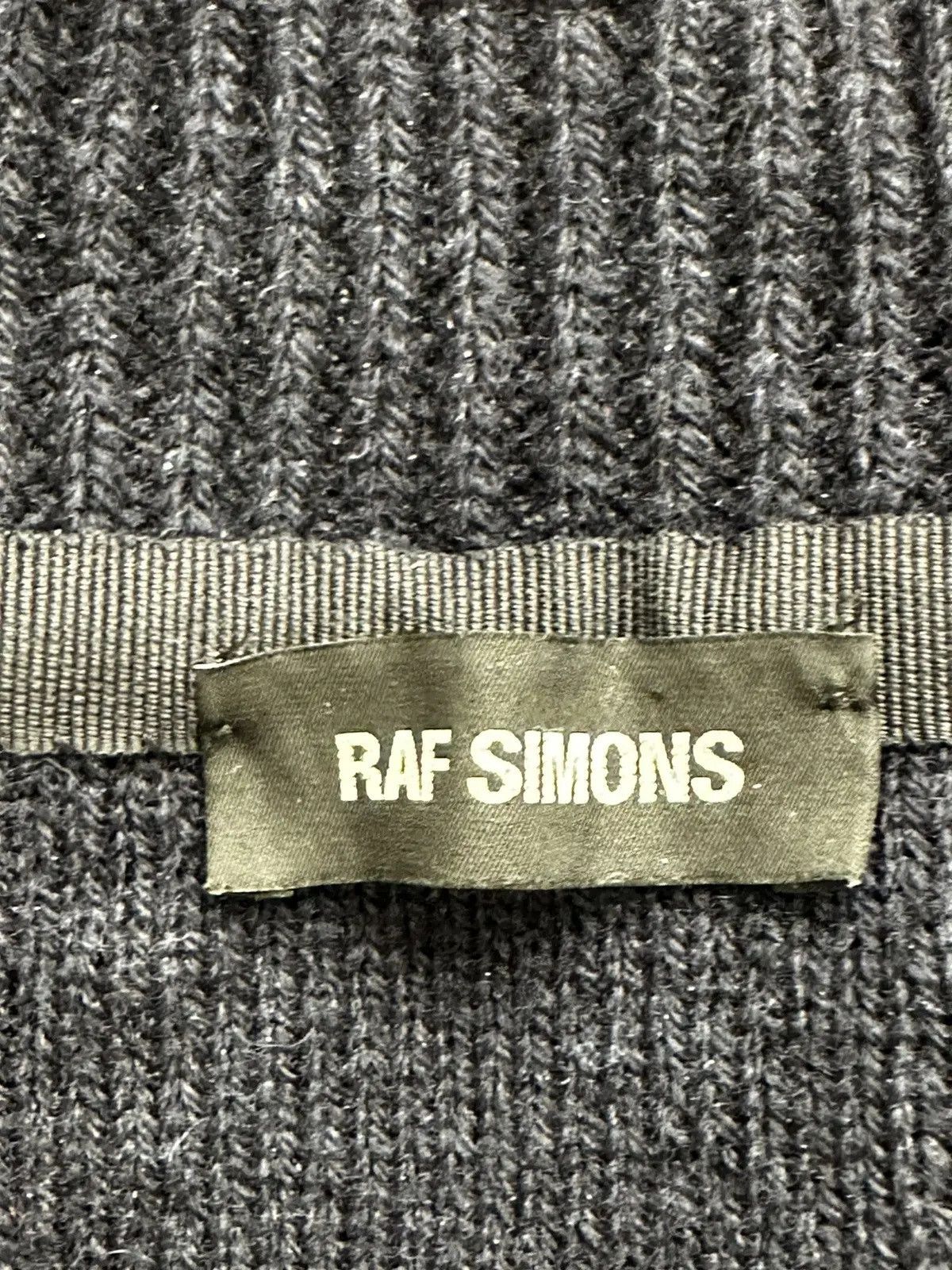 Raf Simons Oversized Destroyed Varsity Sweater Size US XL / EU 56 / 4 - 9 Thumbnail
