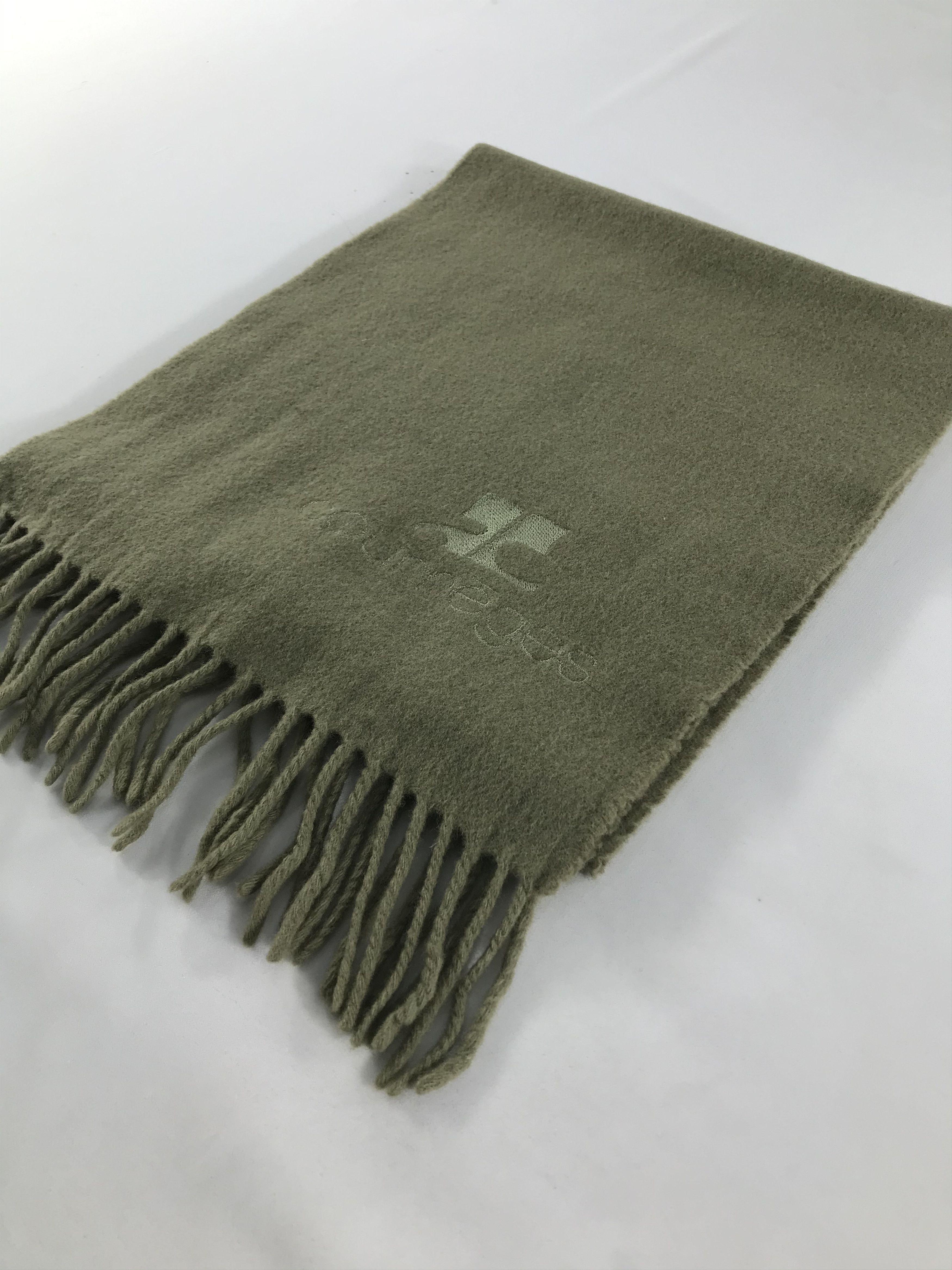 Courreges × Vintage Courreges Homme Scarf / Muffler / Neckwear - WW2311 Size ONE SIZE - 3 Thumbnail