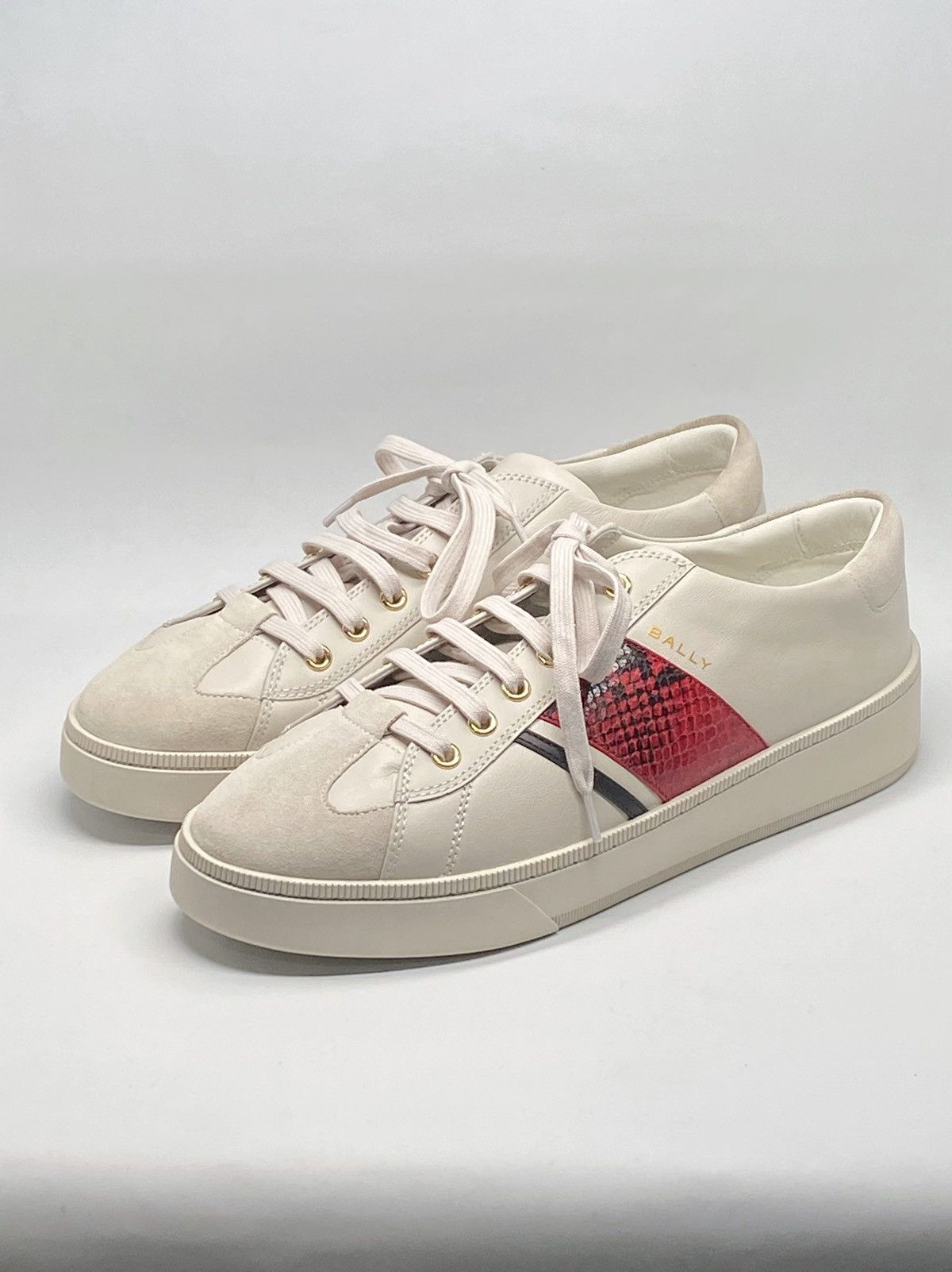Bally Bally Roller Embossed Low-Top Sneakers size 43/us size 10 Size US 10 / EU 43 - 3 Thumbnail