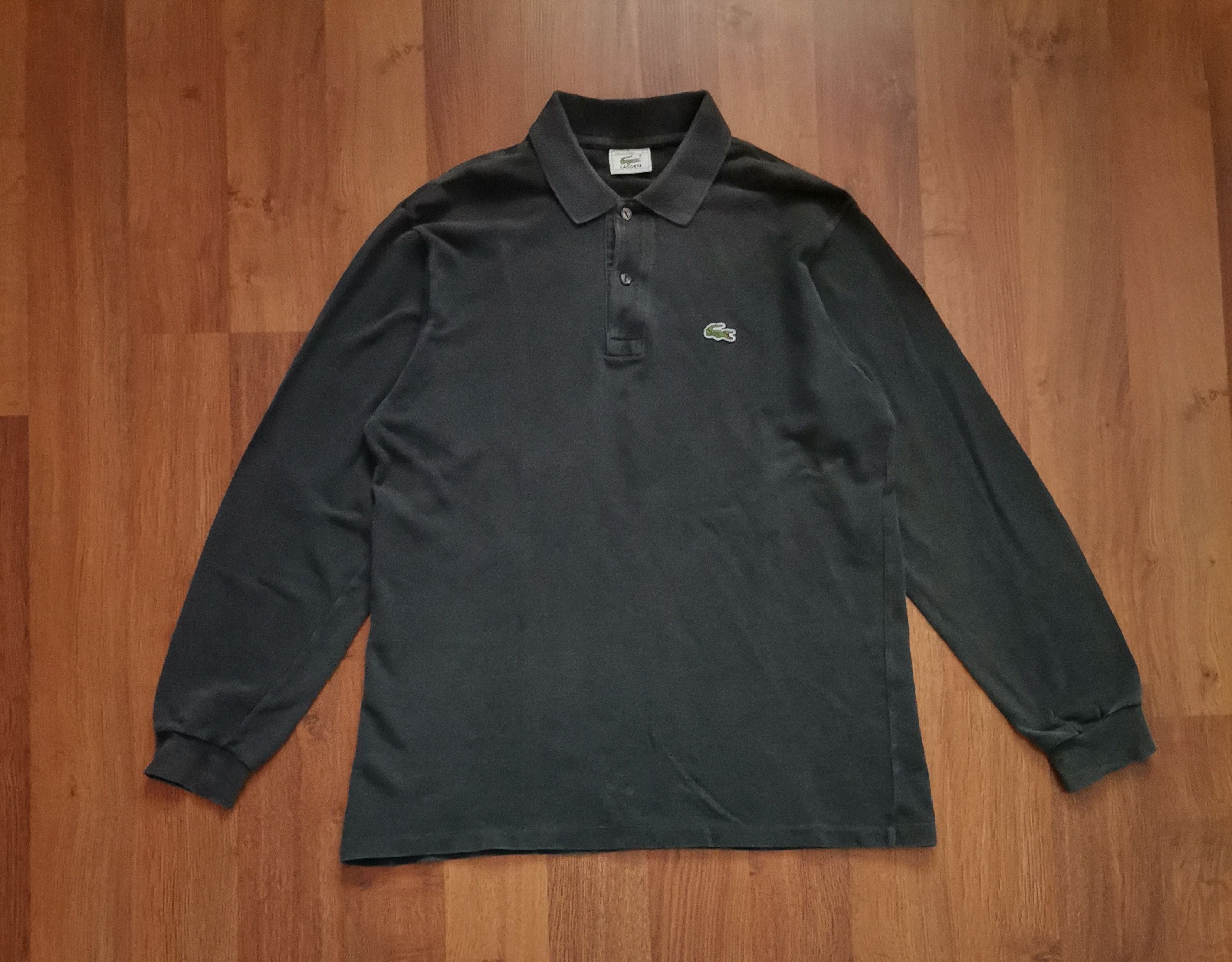 Lacoste Vintage Lacoste L/S Polo Size US L / EU 52-54 / 3 - 1 Thumbnail