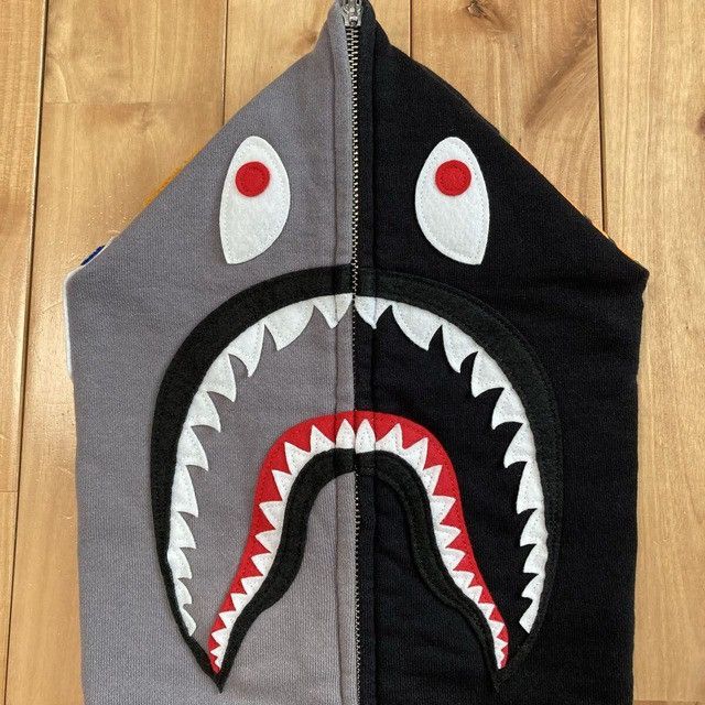Bape BAPE Crazy color shark full zip hoodie a bathing ape Size US M / EU 48-50 / 2 - 3 Thumbnail