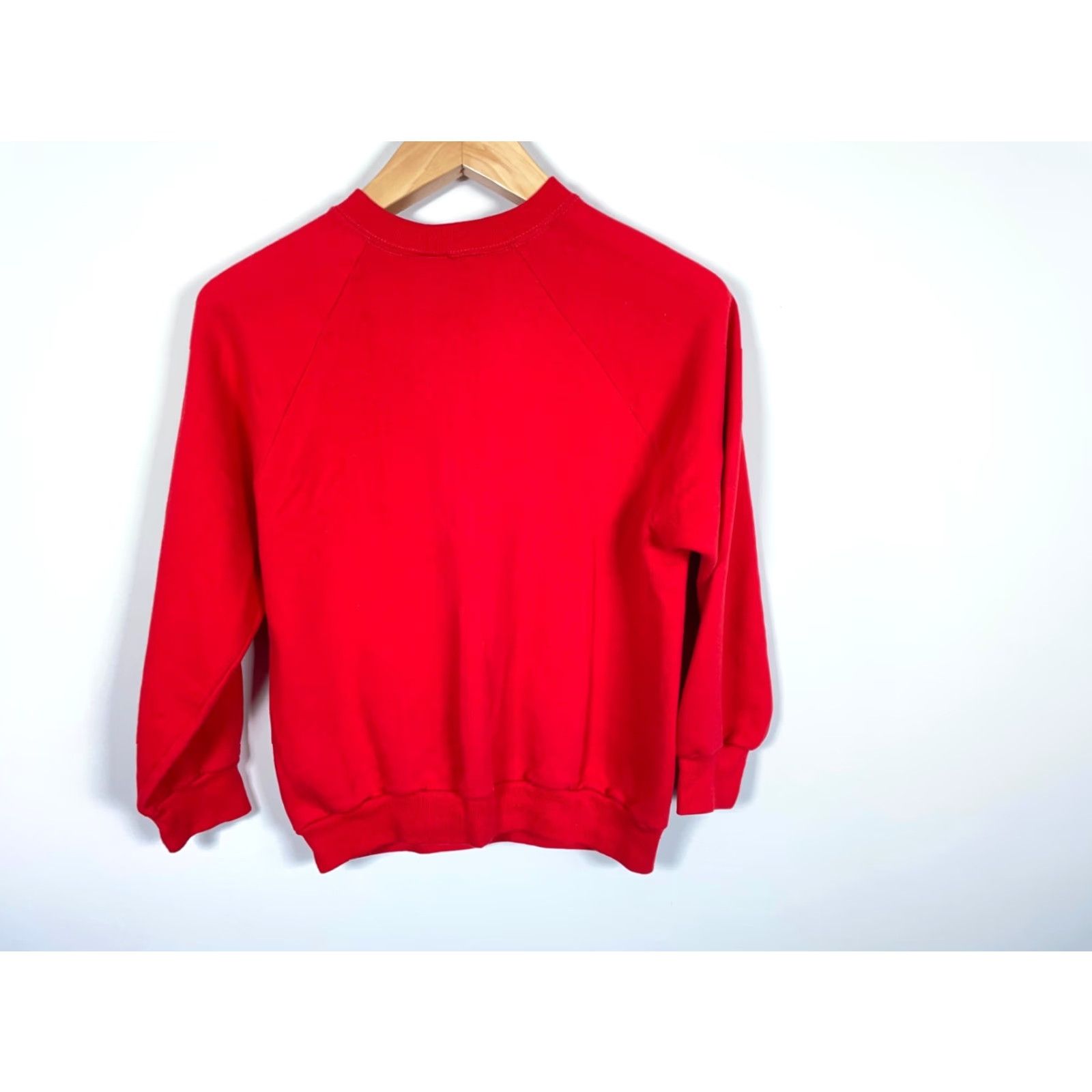Vintage VINTAGE Sportswear Sweatshirt Shirt Adult Small Red 1984 80s 70s City School Graphic Print Raglan Front Size US S / EU 44-46 / 1 - 2 Thumbnail