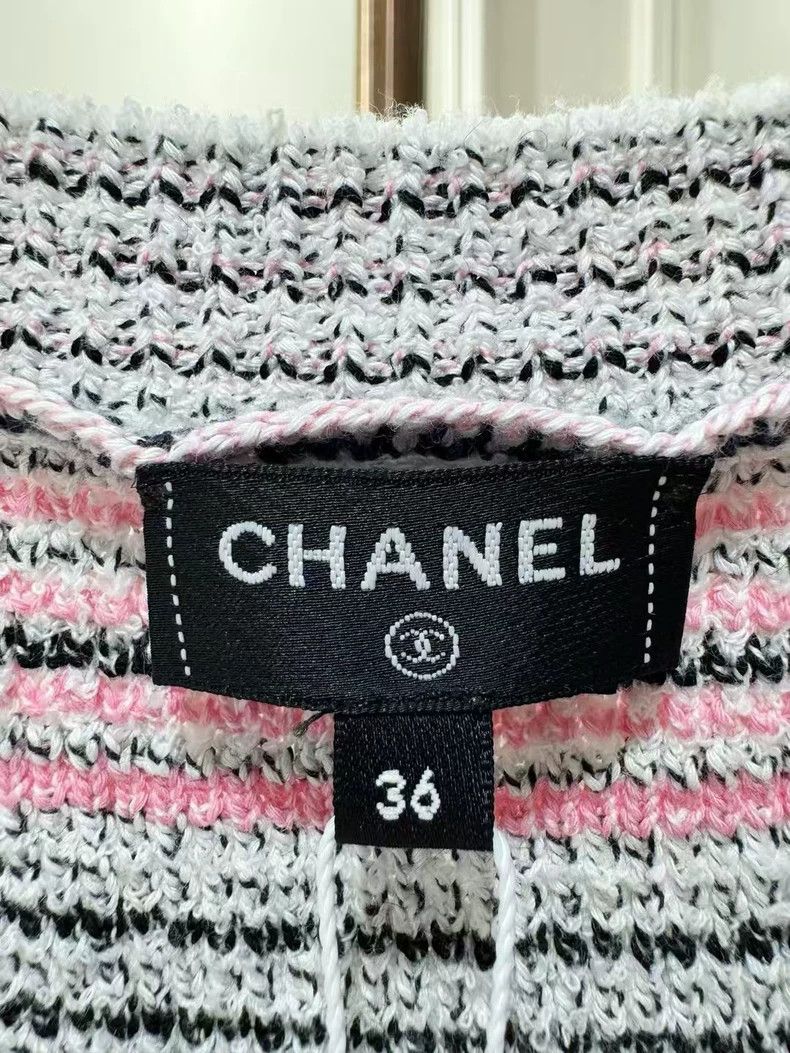 Chanel Chanel 24 Spring and Summer Color-blocked Striped Knitted Size XS / US 0-2 / IT 36-38 - 6 Thumbnail